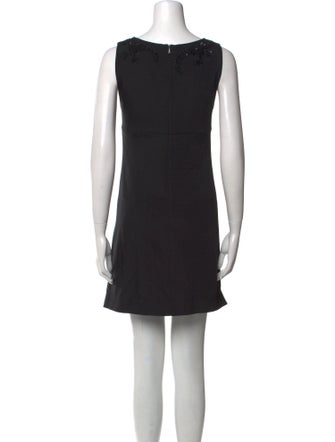 John Richmond Scoop Neck Mini Dress