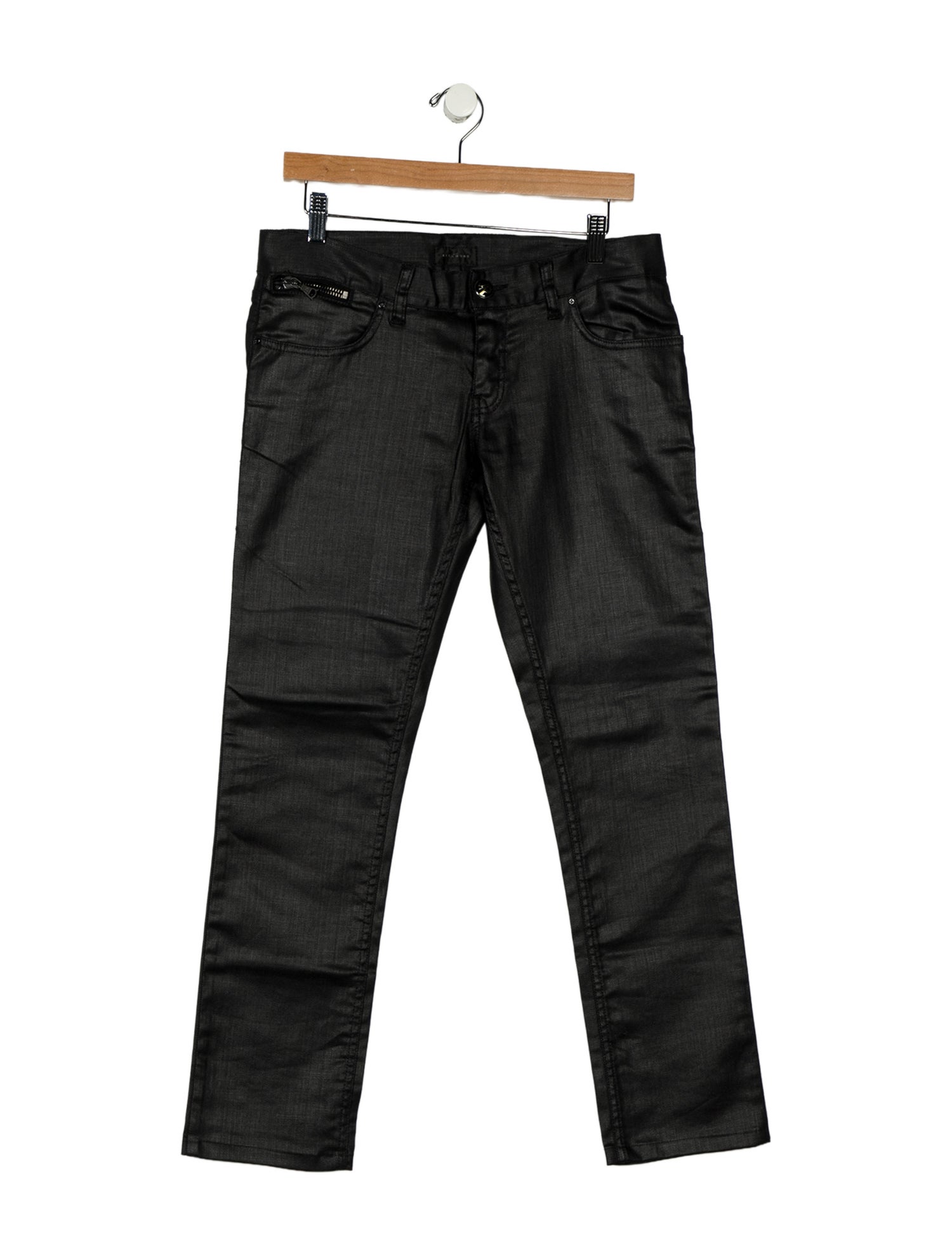 John Richmond Low-Rise Straight Leg Jeans