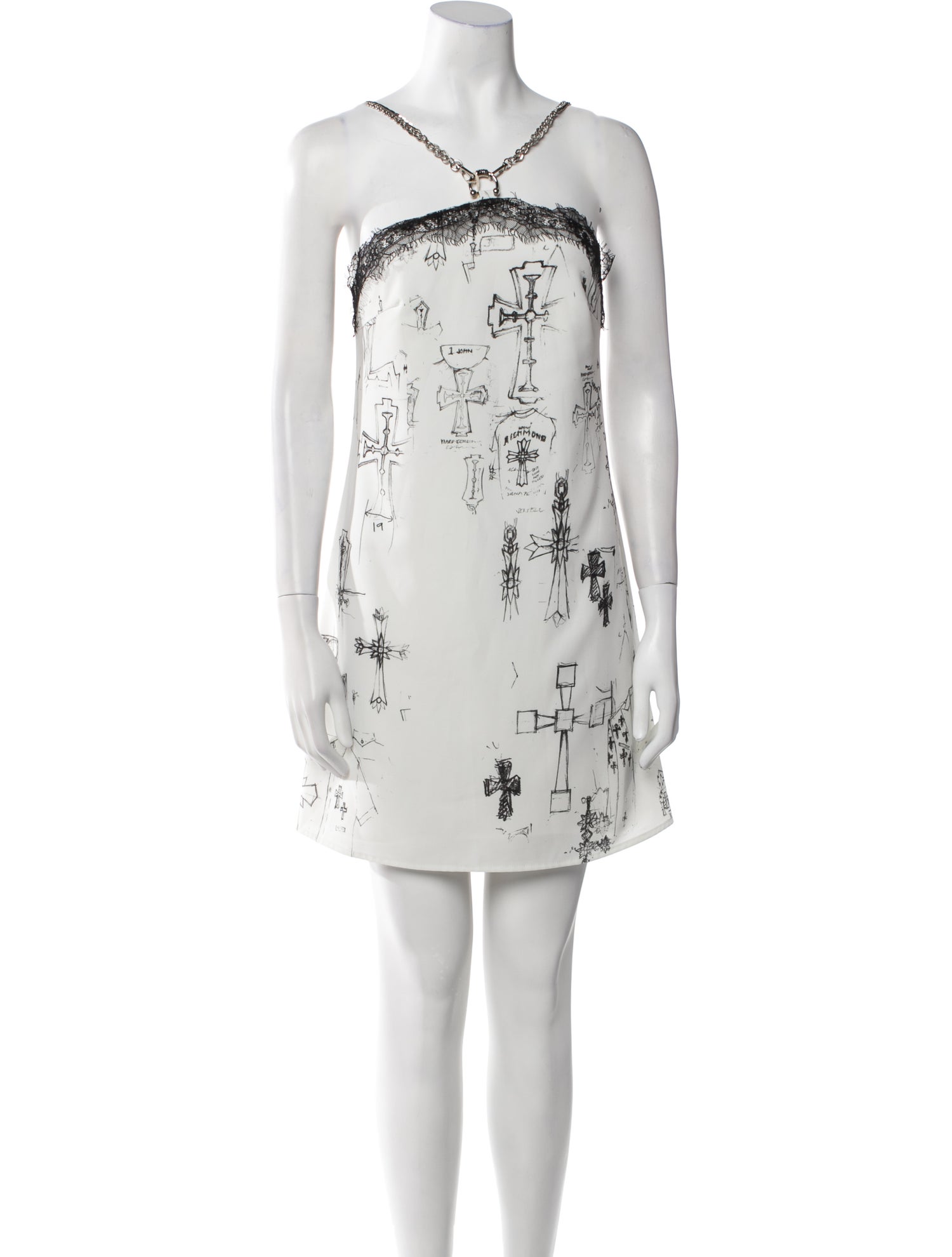 John Richmond Printed Mini Dress