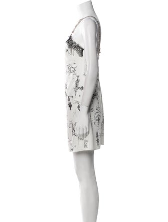 John Richmond Printed Mini Dress