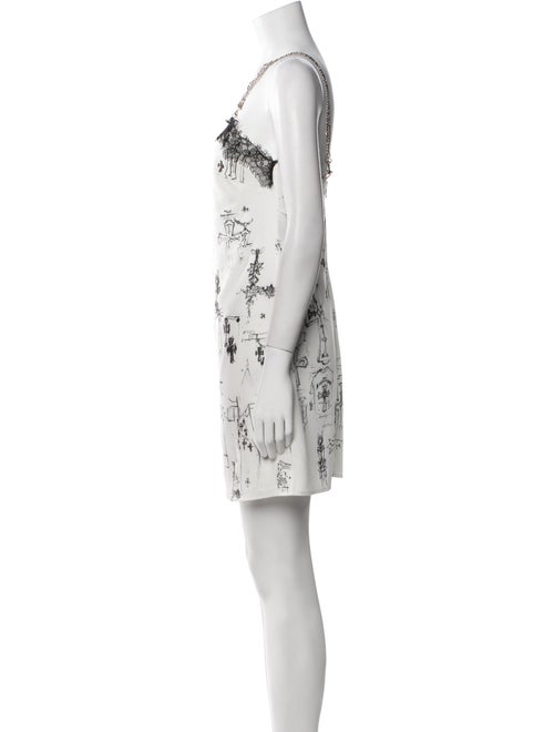 John Richmond Printed Mini Dress