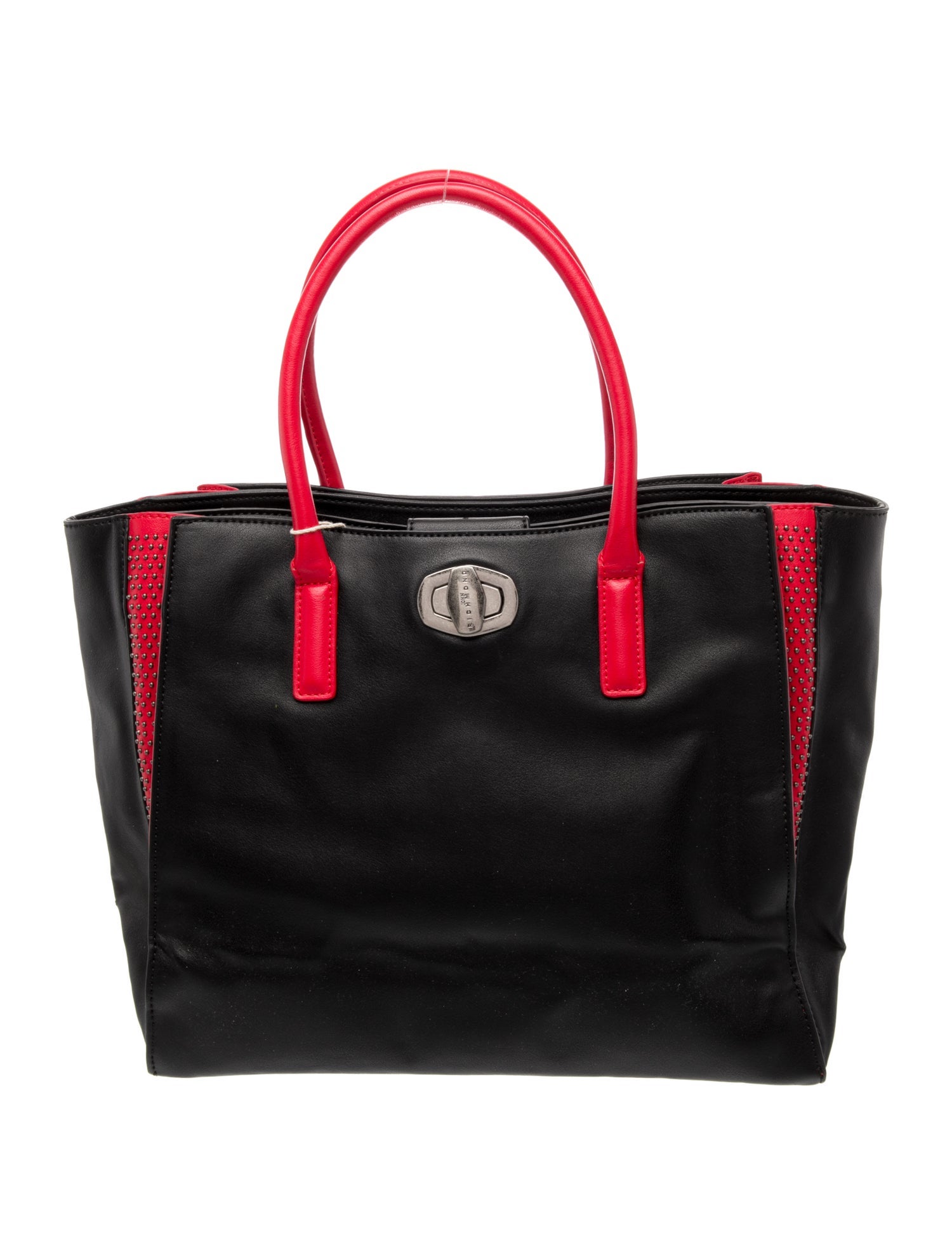 John Richmond Leather Top Handle Bag w/ Tags