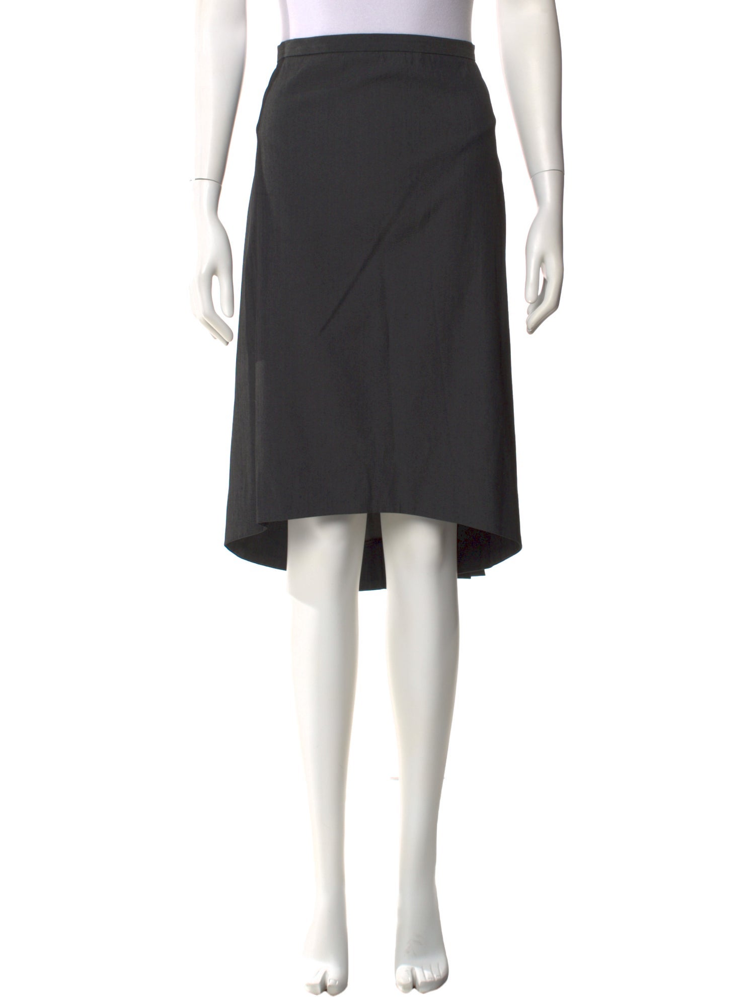 John Richmond Virgin Wool Knee-Length Skirt