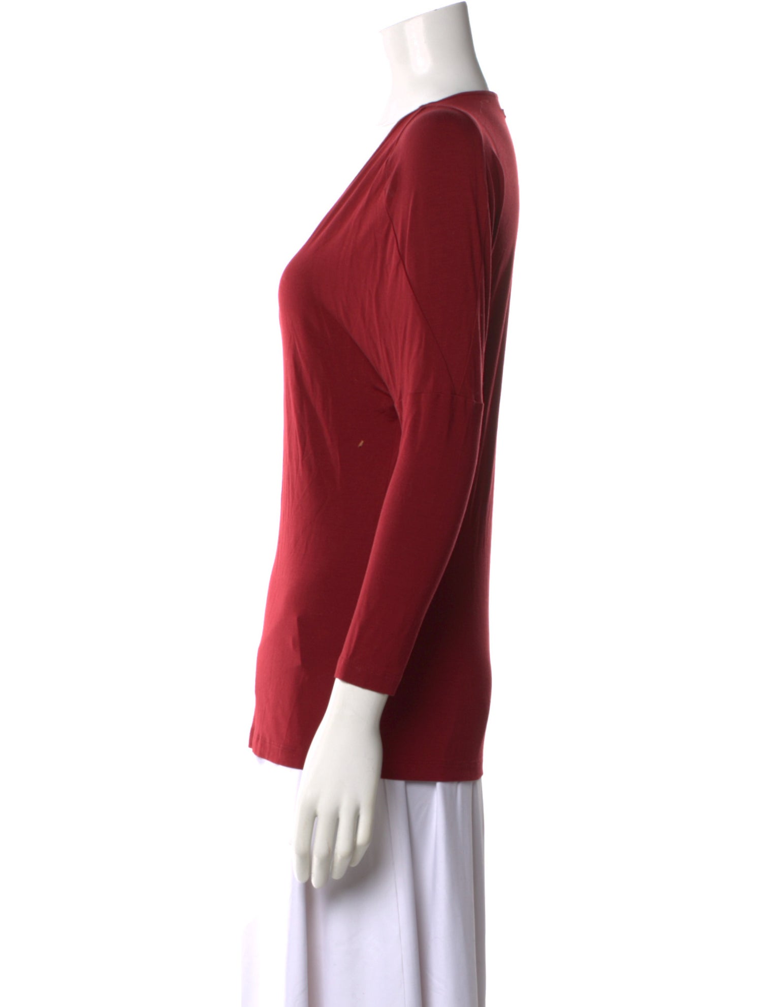John Richmond V-Neck Long Sleeve T-Shirt