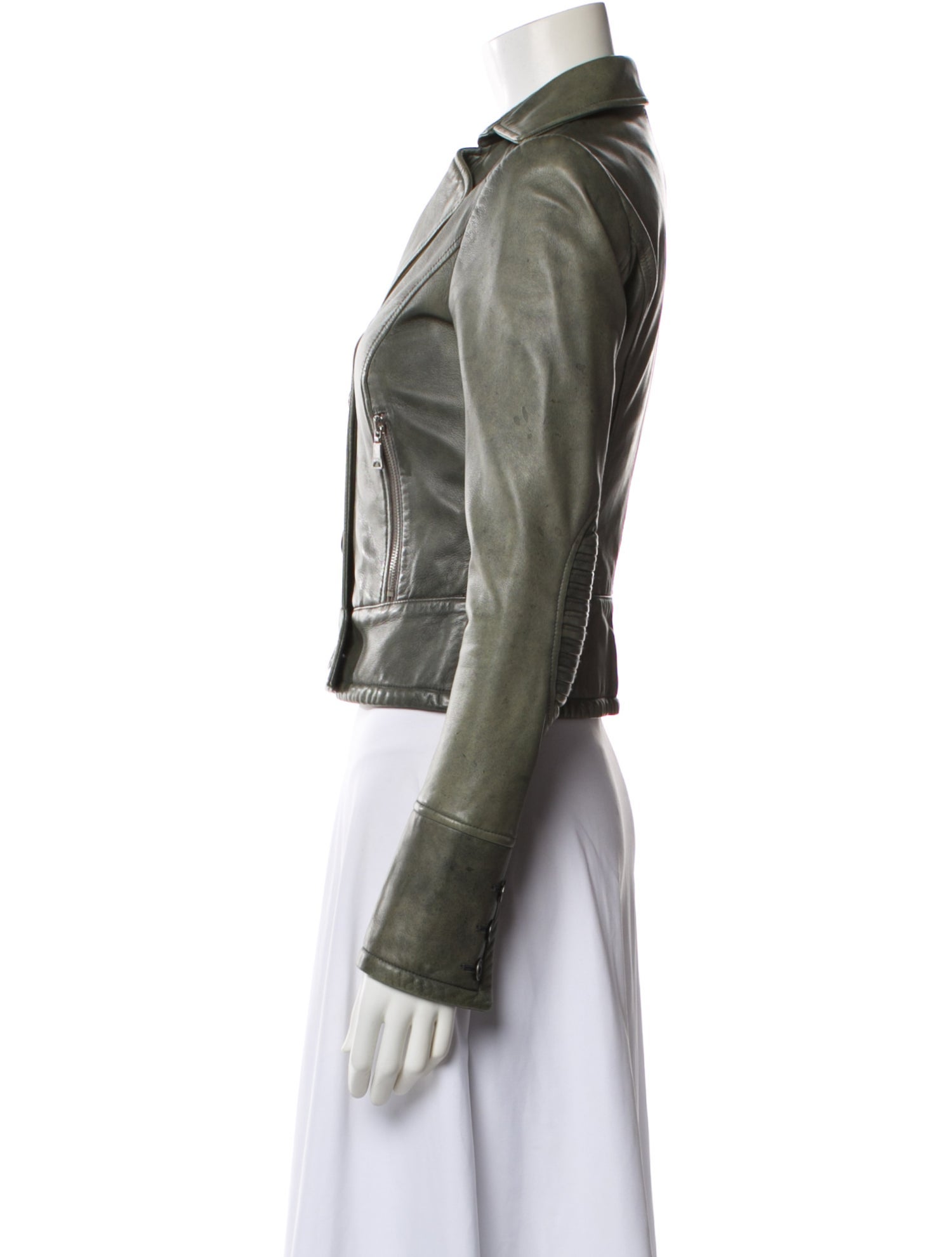 John Richmond Leather Biker Jacket