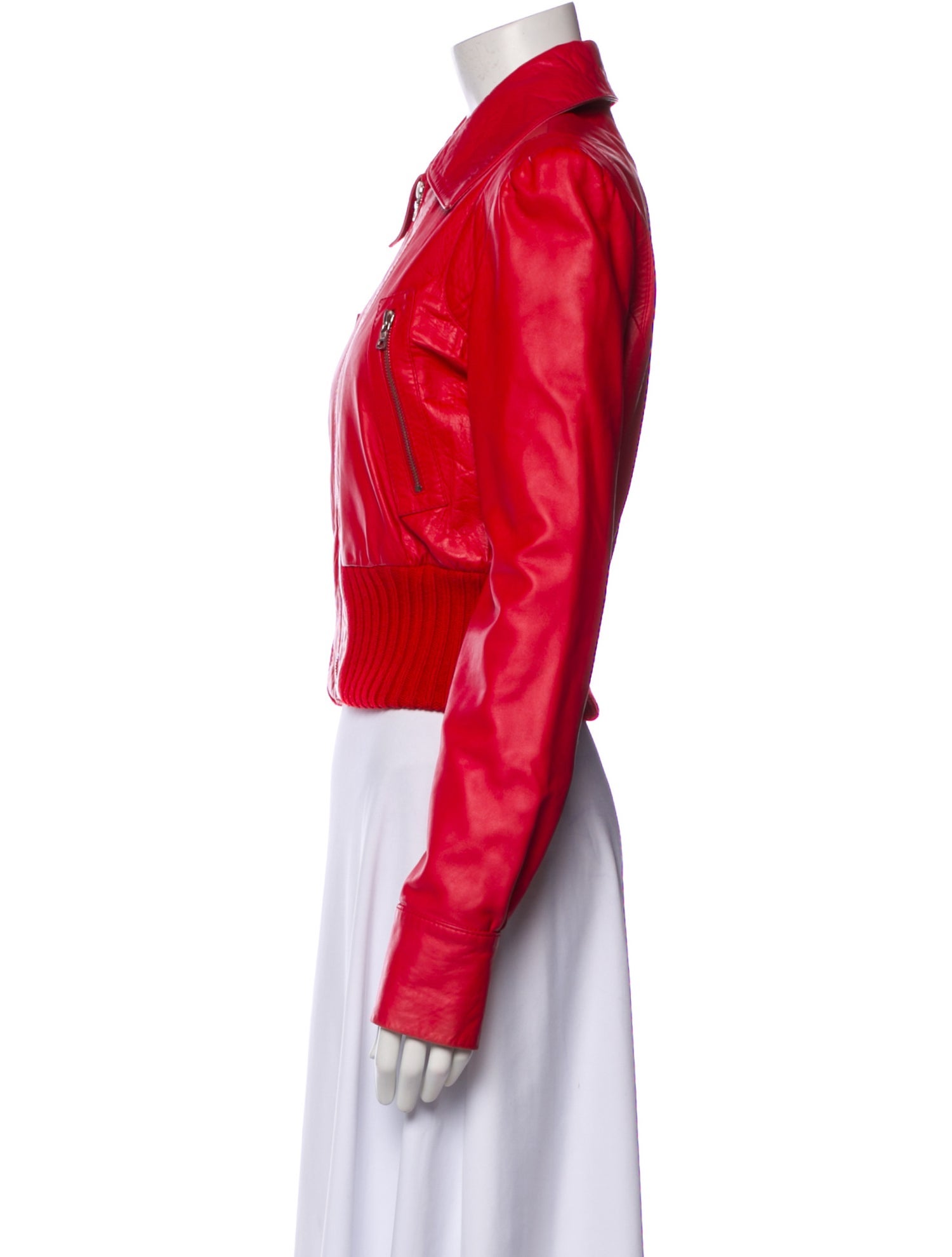 John Richmond Leather Biker Jacket