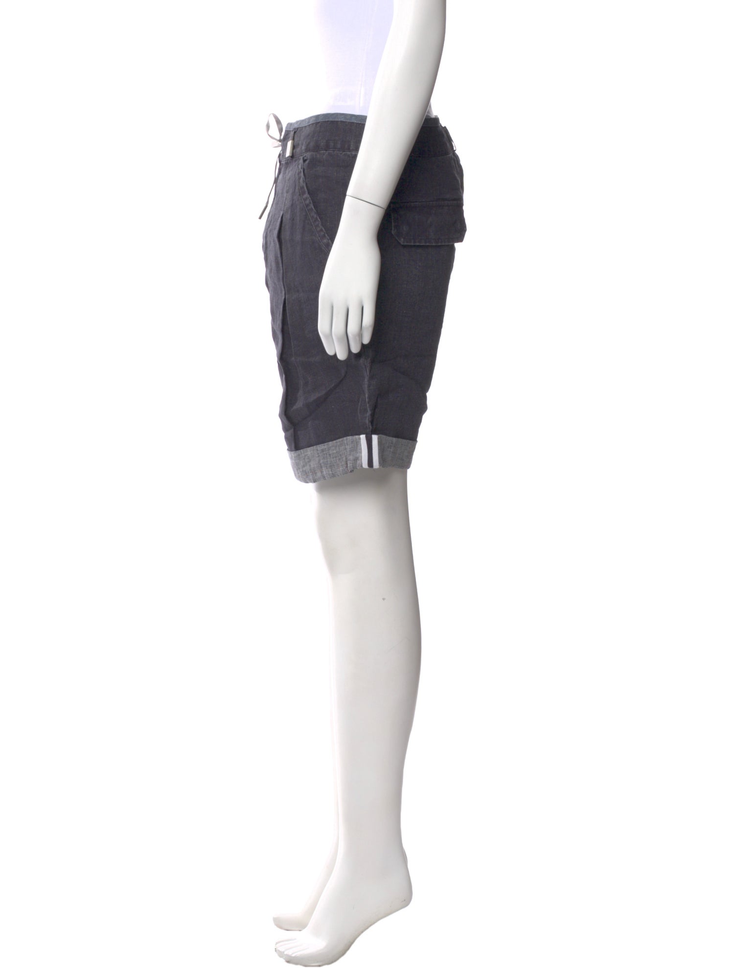 John Richmond Linen Knee-Length Shorts w/ Tags