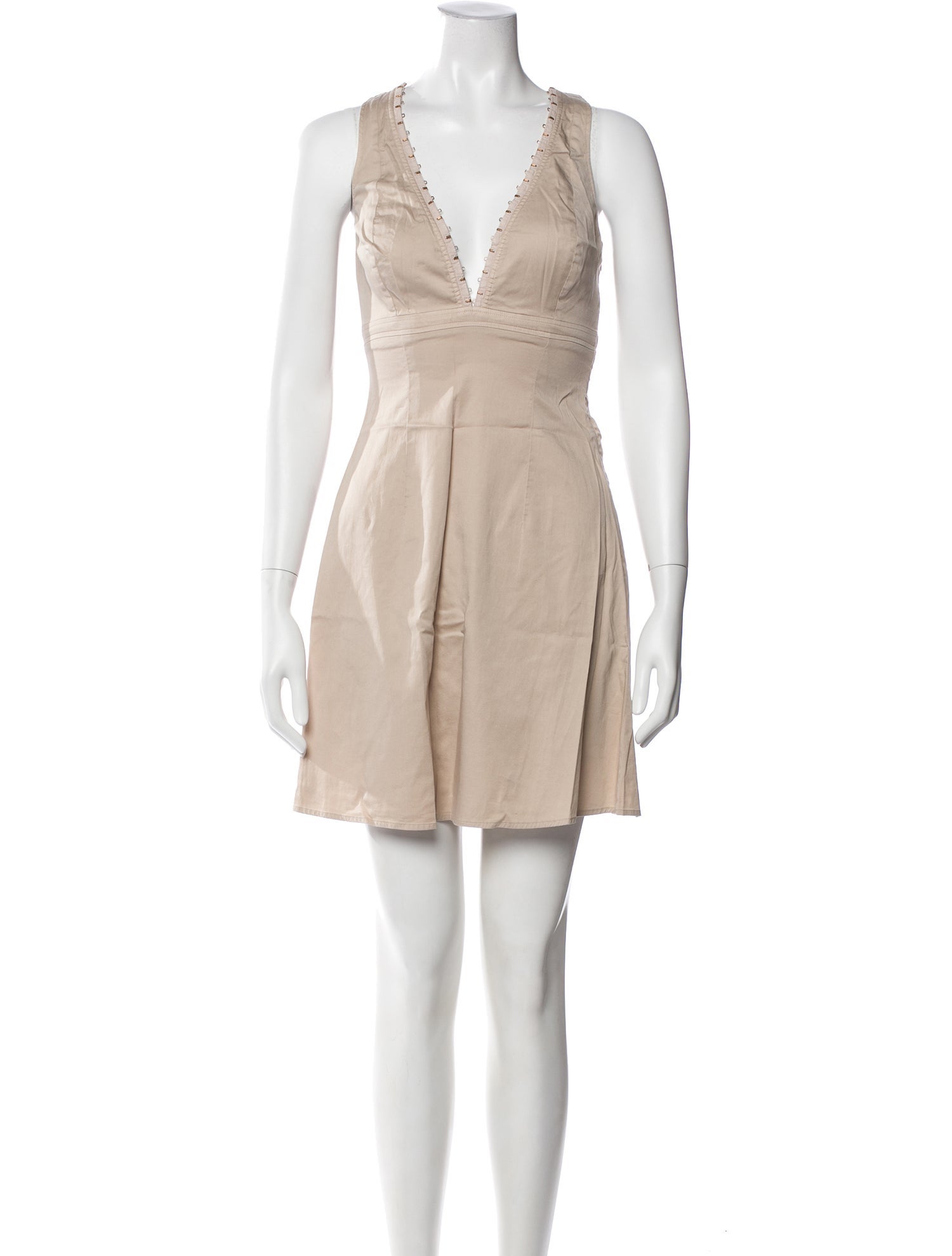 John Richmond V-Neck Mini Dress w/ Tags