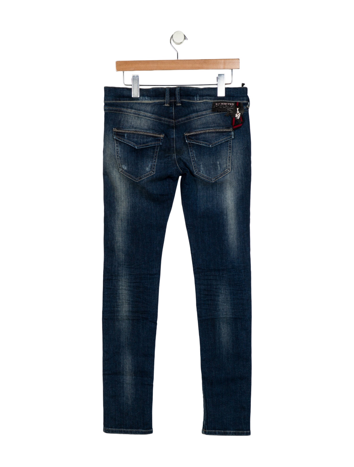 John Richmond Low-Rise Skinny Leg Jeans w/ Tags