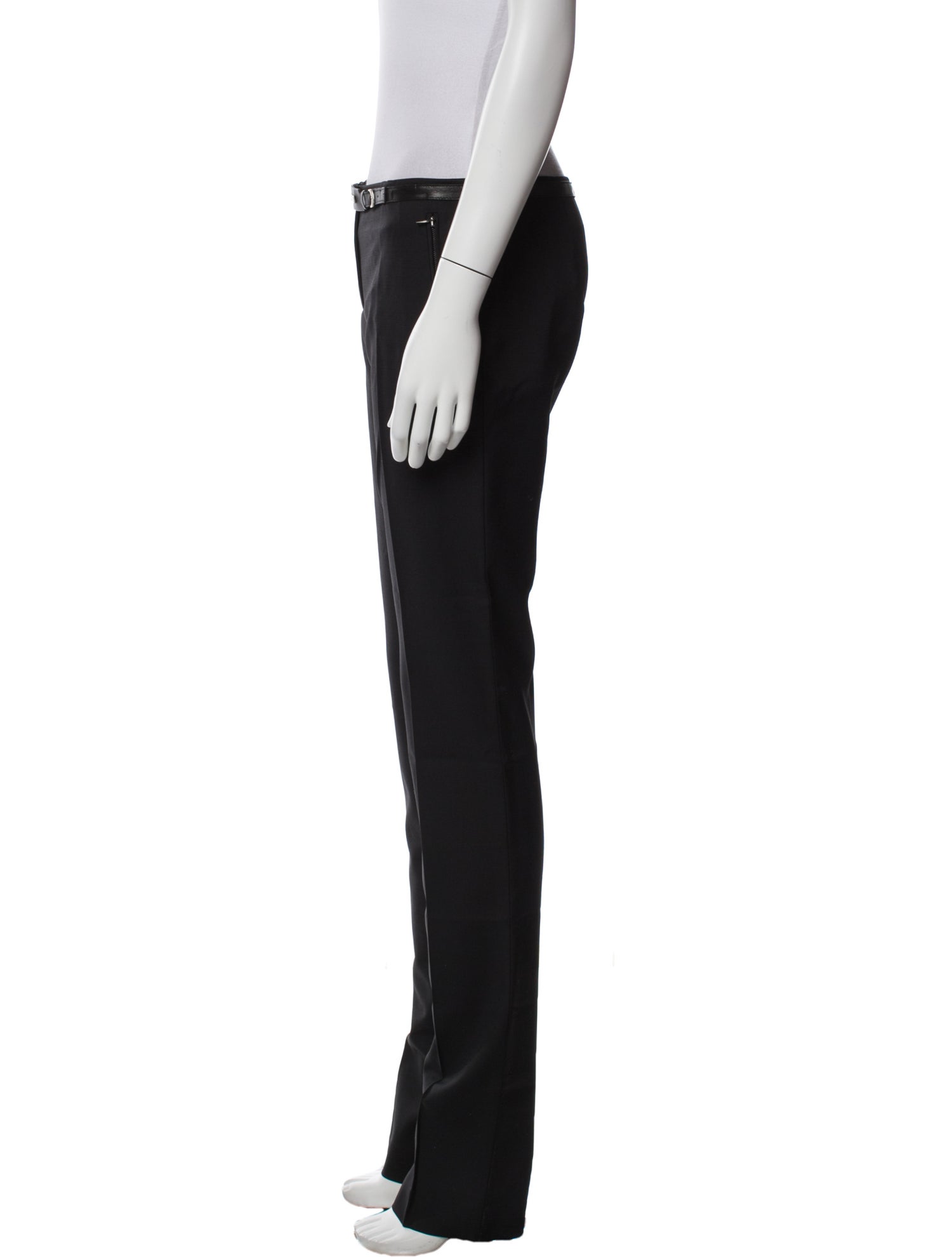 John Richmond Virgin Wool Straight Leg Pants