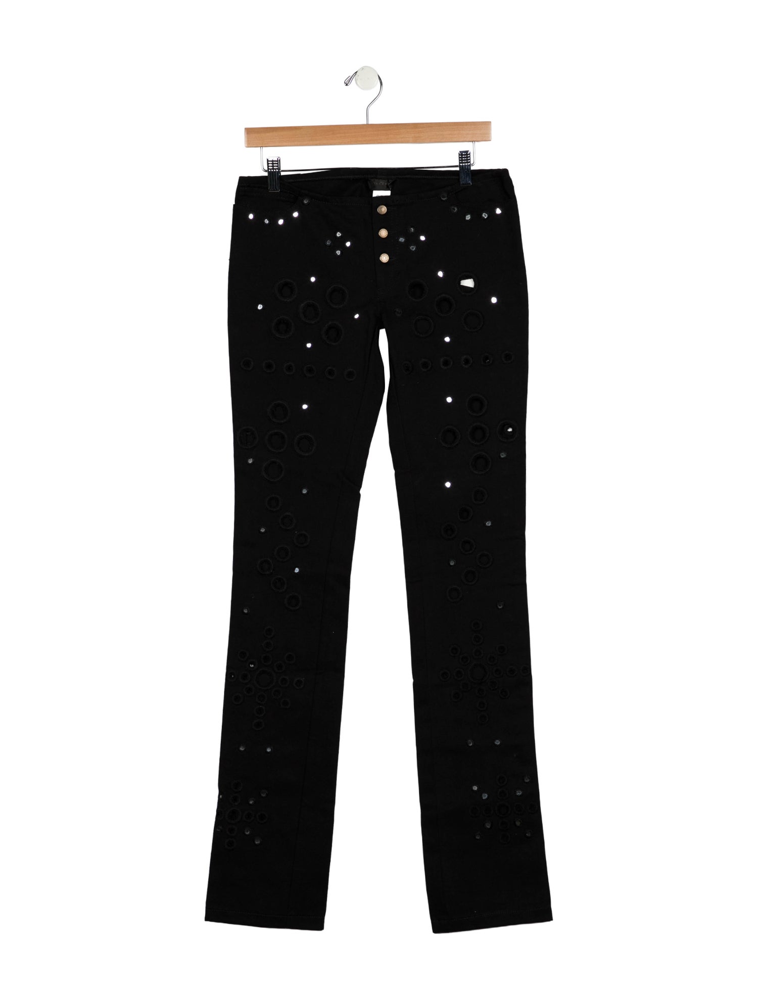 John Richmond Low-Rise Straight Leg Jeans