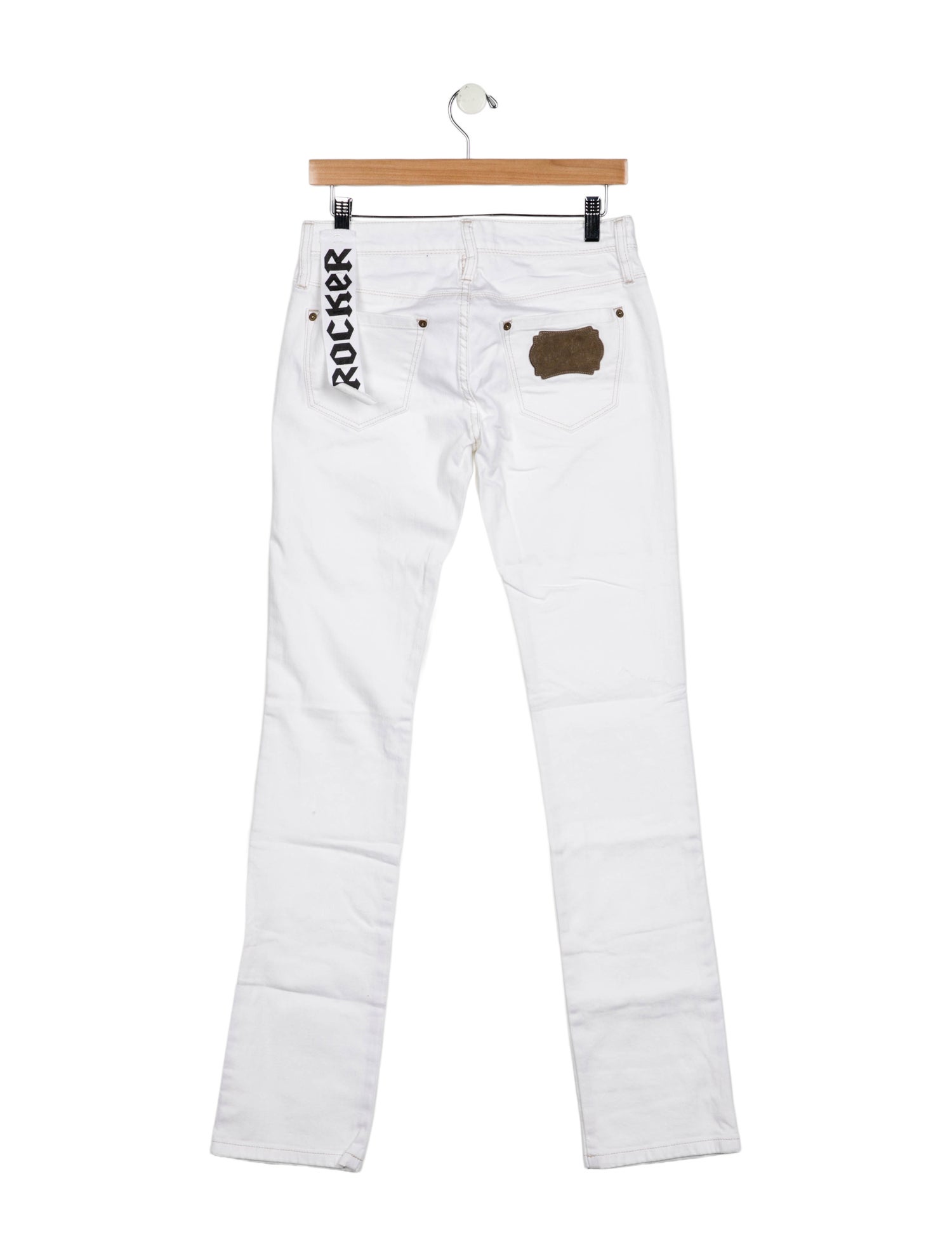 John Richmond Low-Rise Straight Leg Jeans w/ Tags