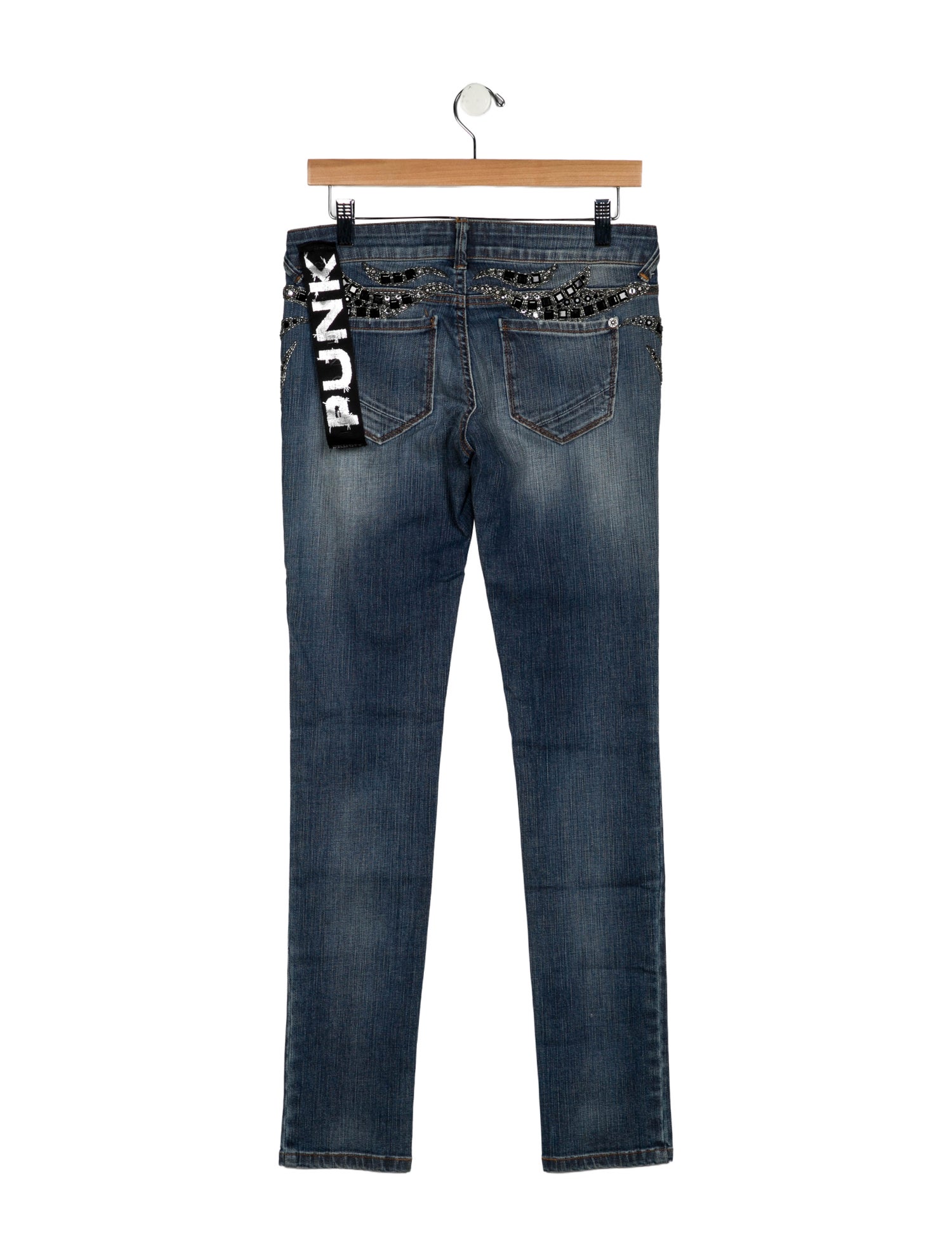 John Richmond Low-Rise Skinny Leg Jeans w/ Tags