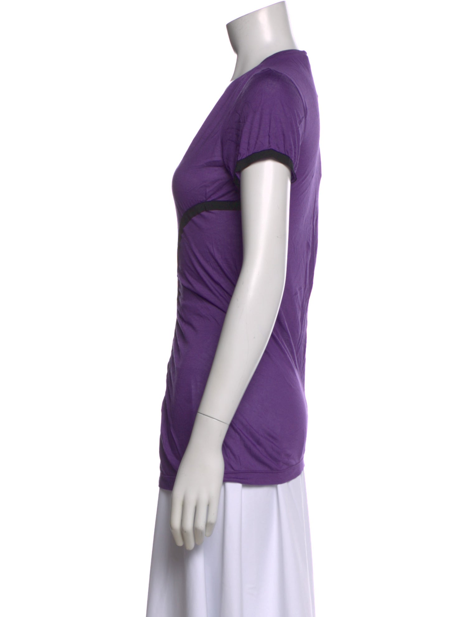 John Richmond V-Neck Short Sleeve Top w/ Tags