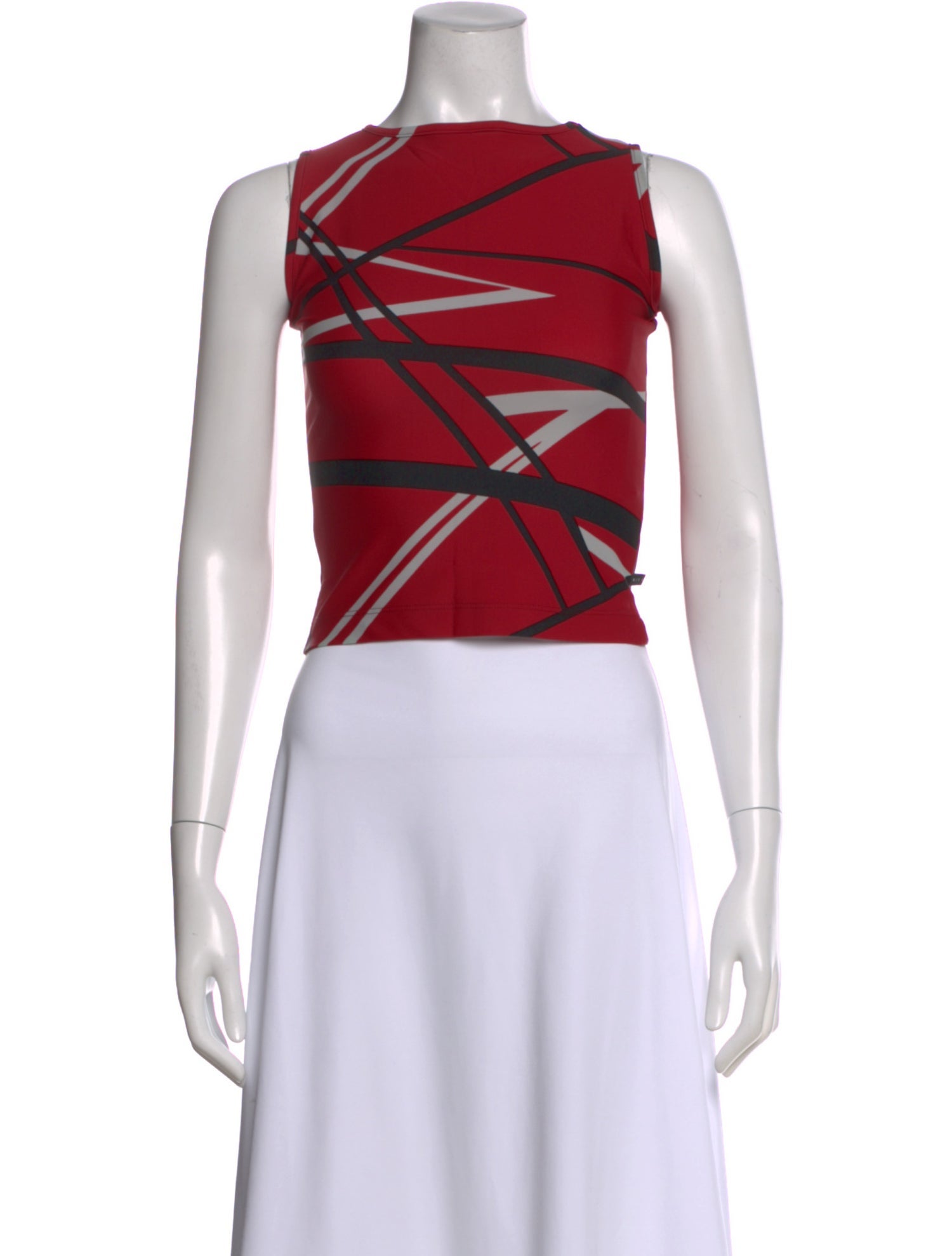 John Richmond Graphic Print Crew Neck Top w/ Tags