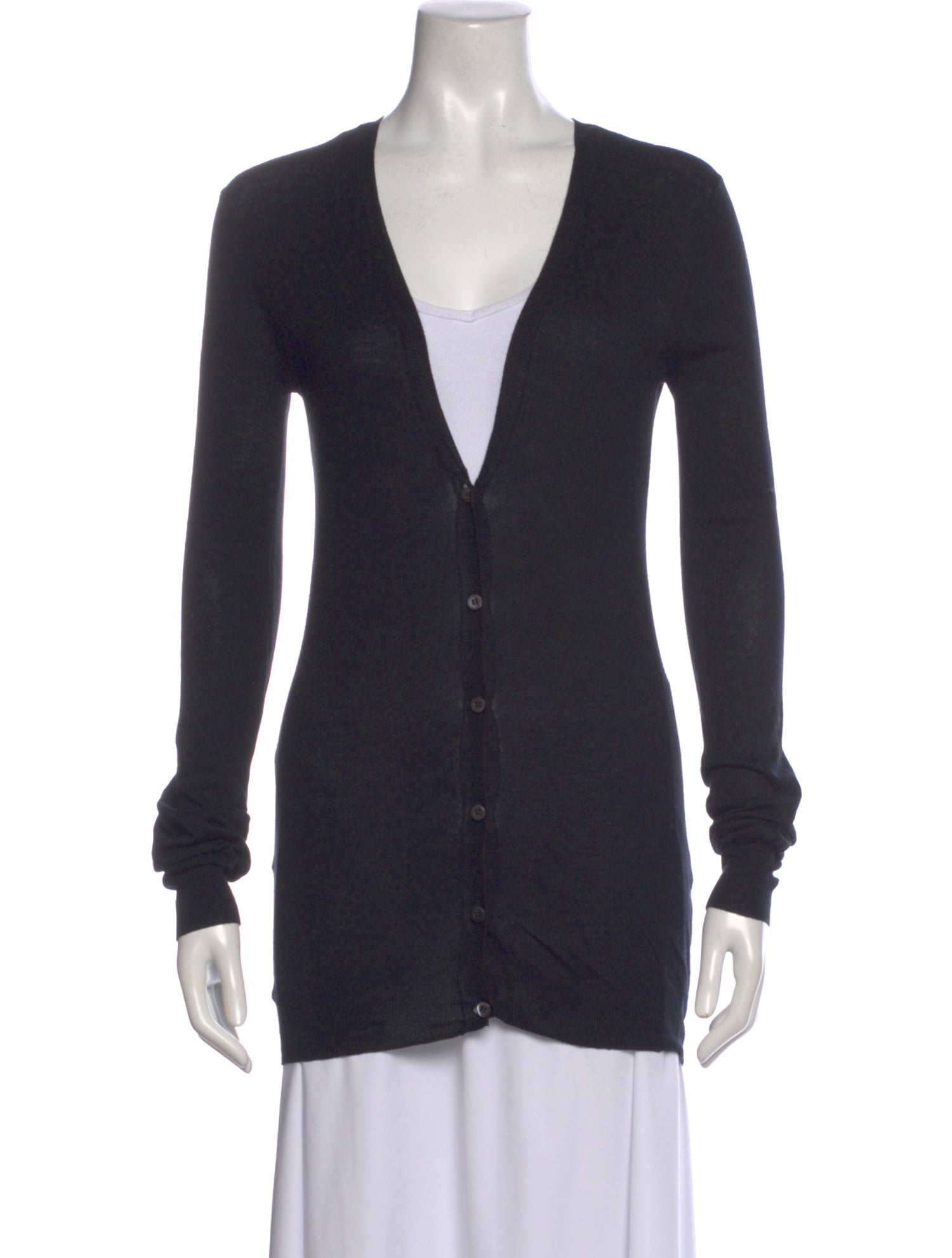 John Richmond V-Neck Long Sleeve Top