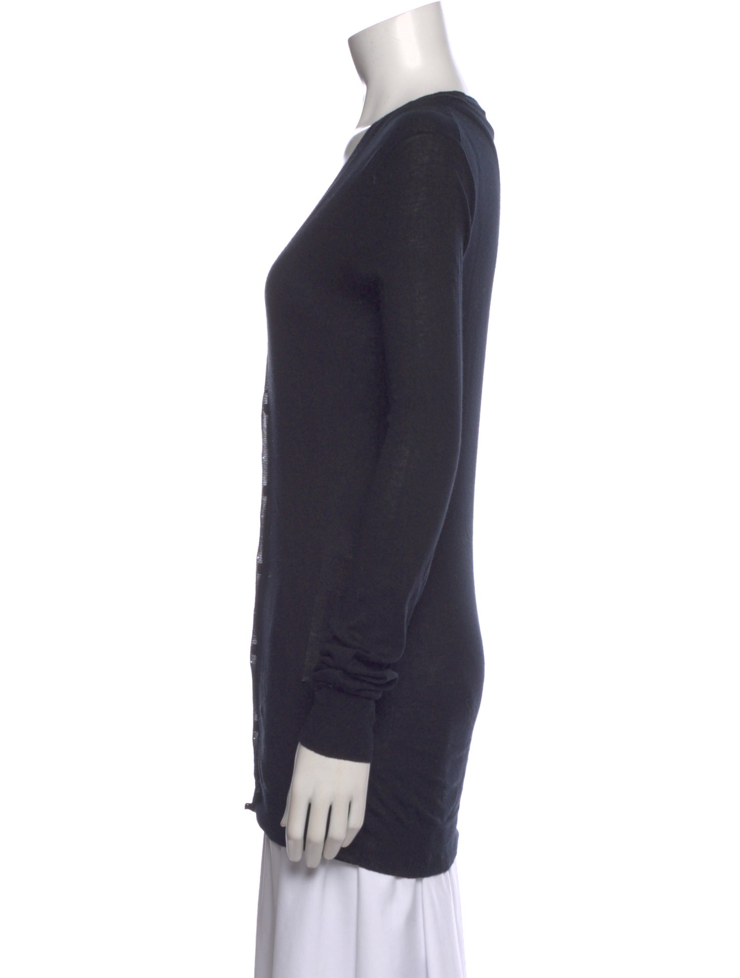 John Richmond V-Neck Long Sleeve Top