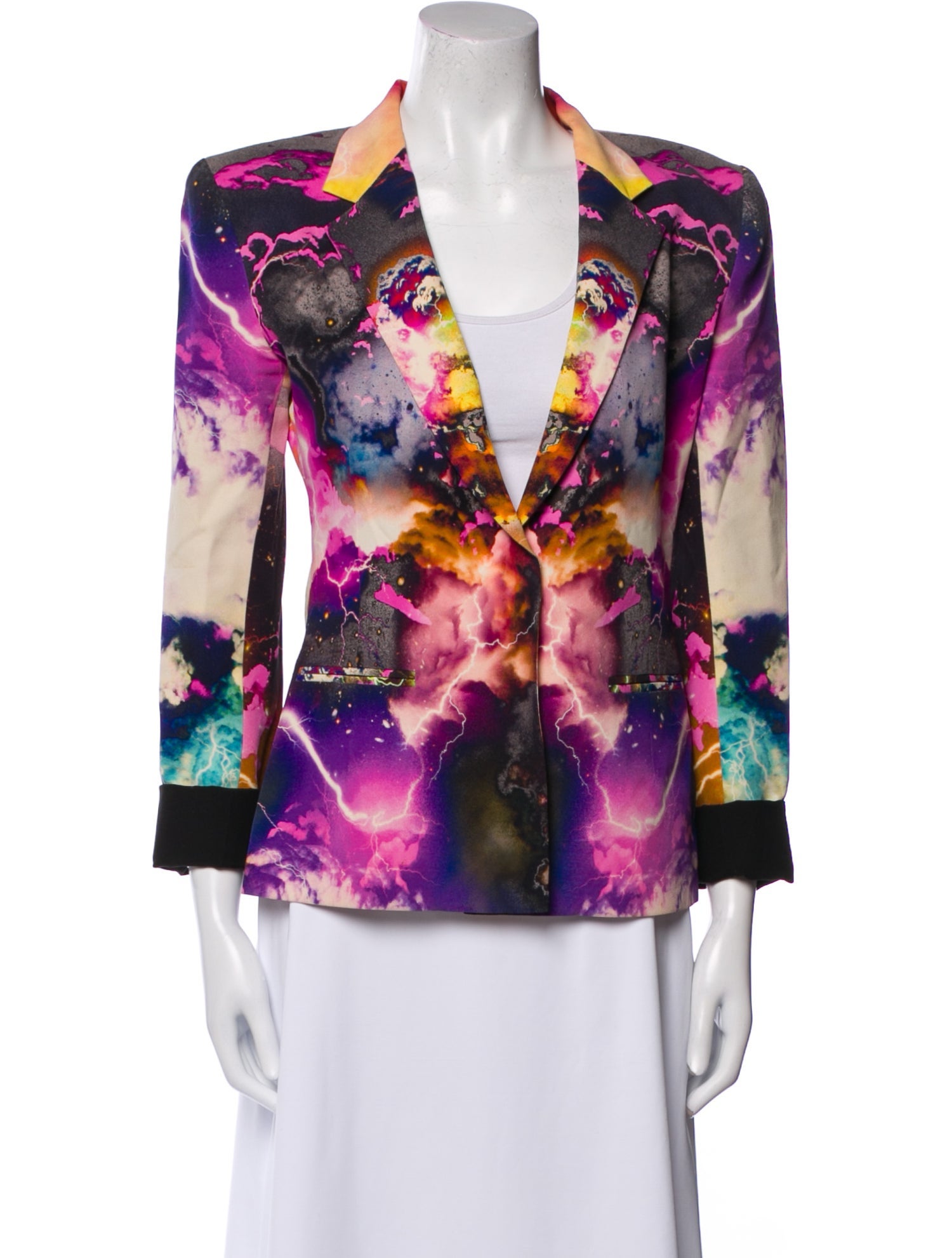 Josh Goot Silk Printed Blazer