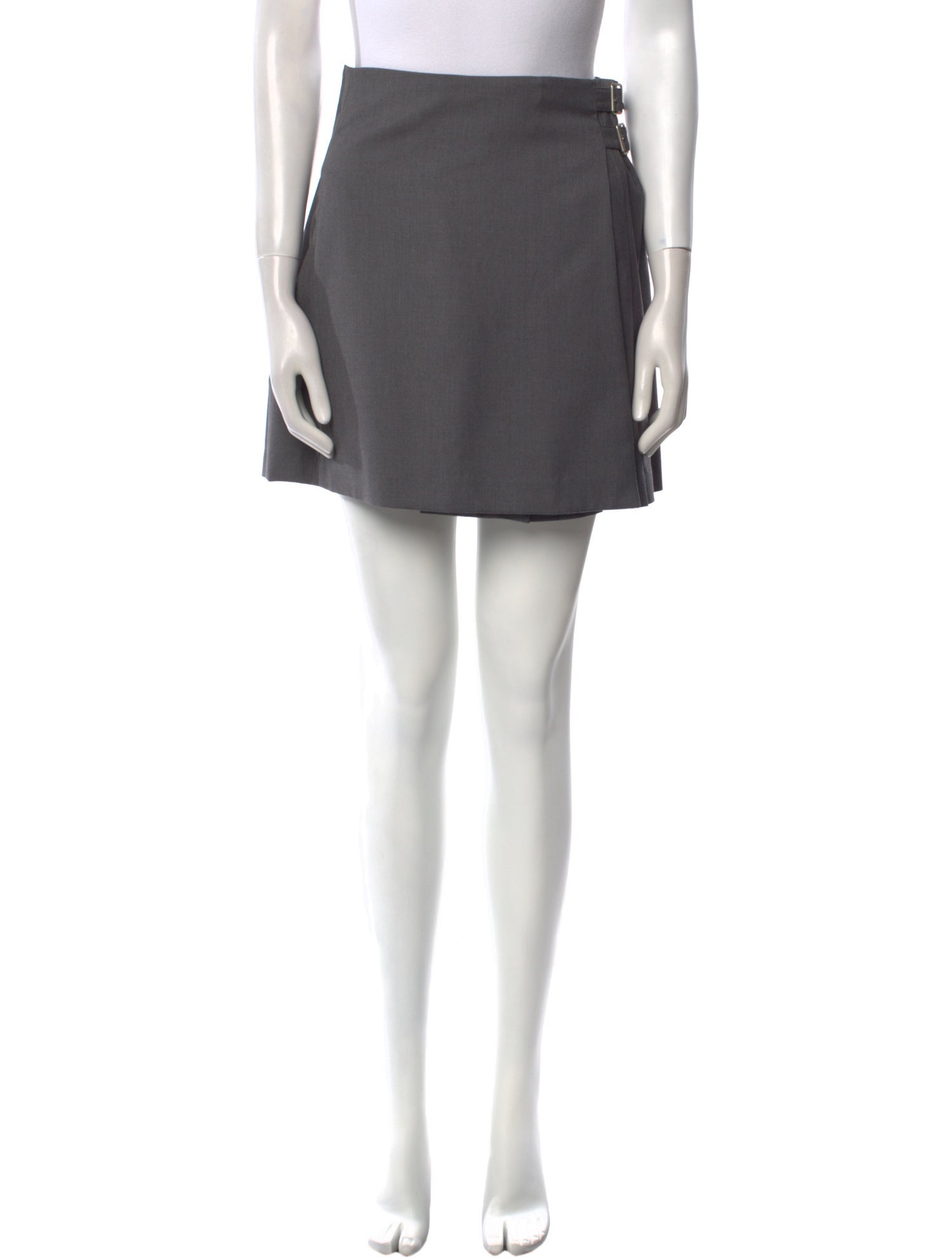 Dunst Pleated Accents Mini Skirt