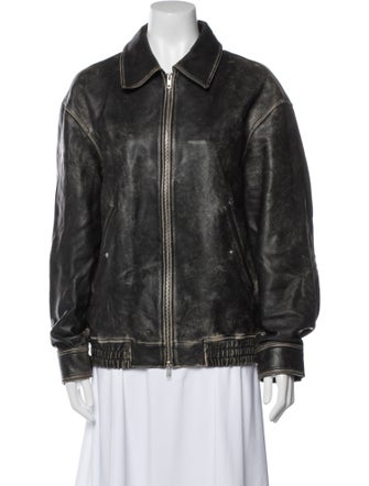 Dunst Lambskin Bomber Jacket
