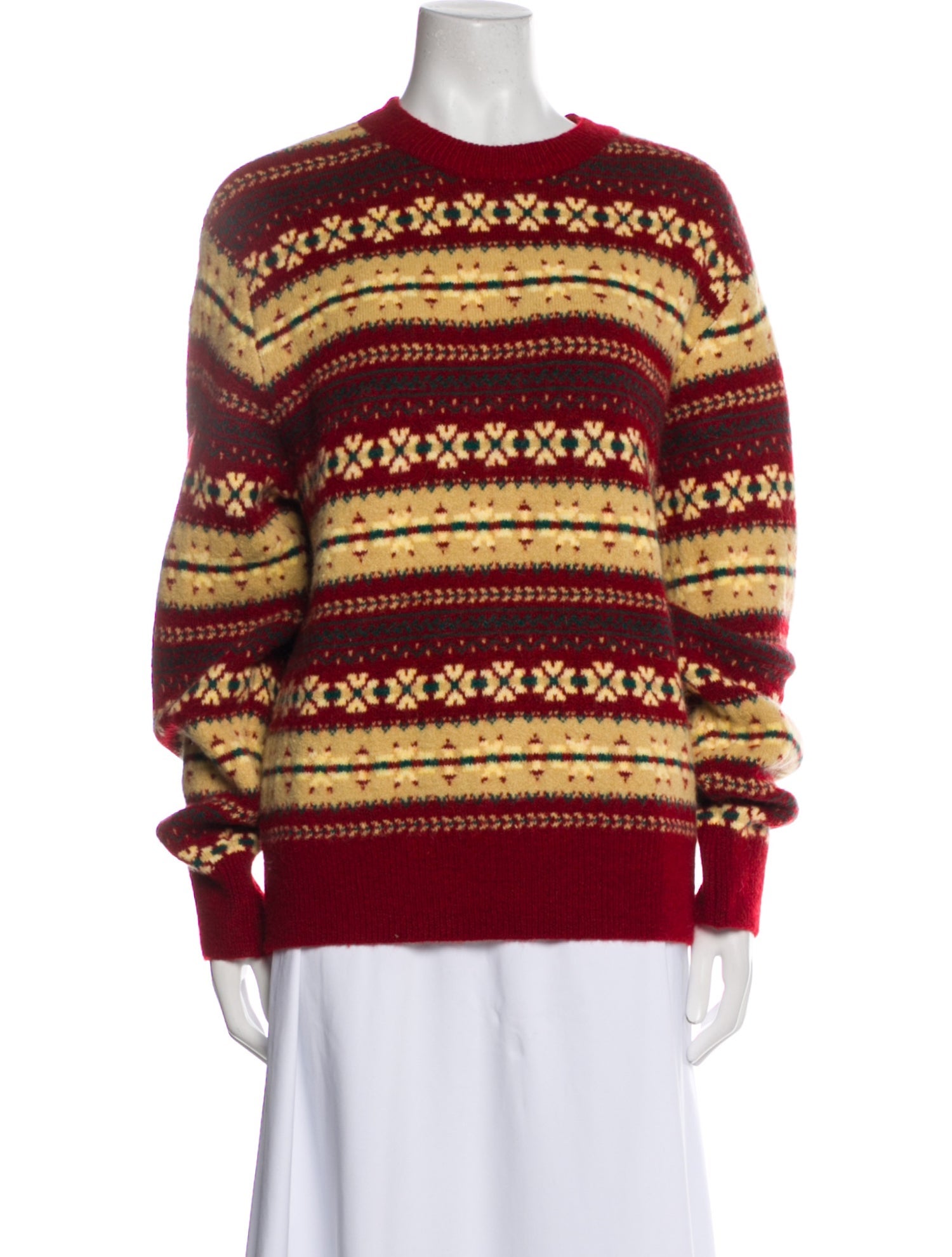 Dunst Striped Crew Neck Sweater
