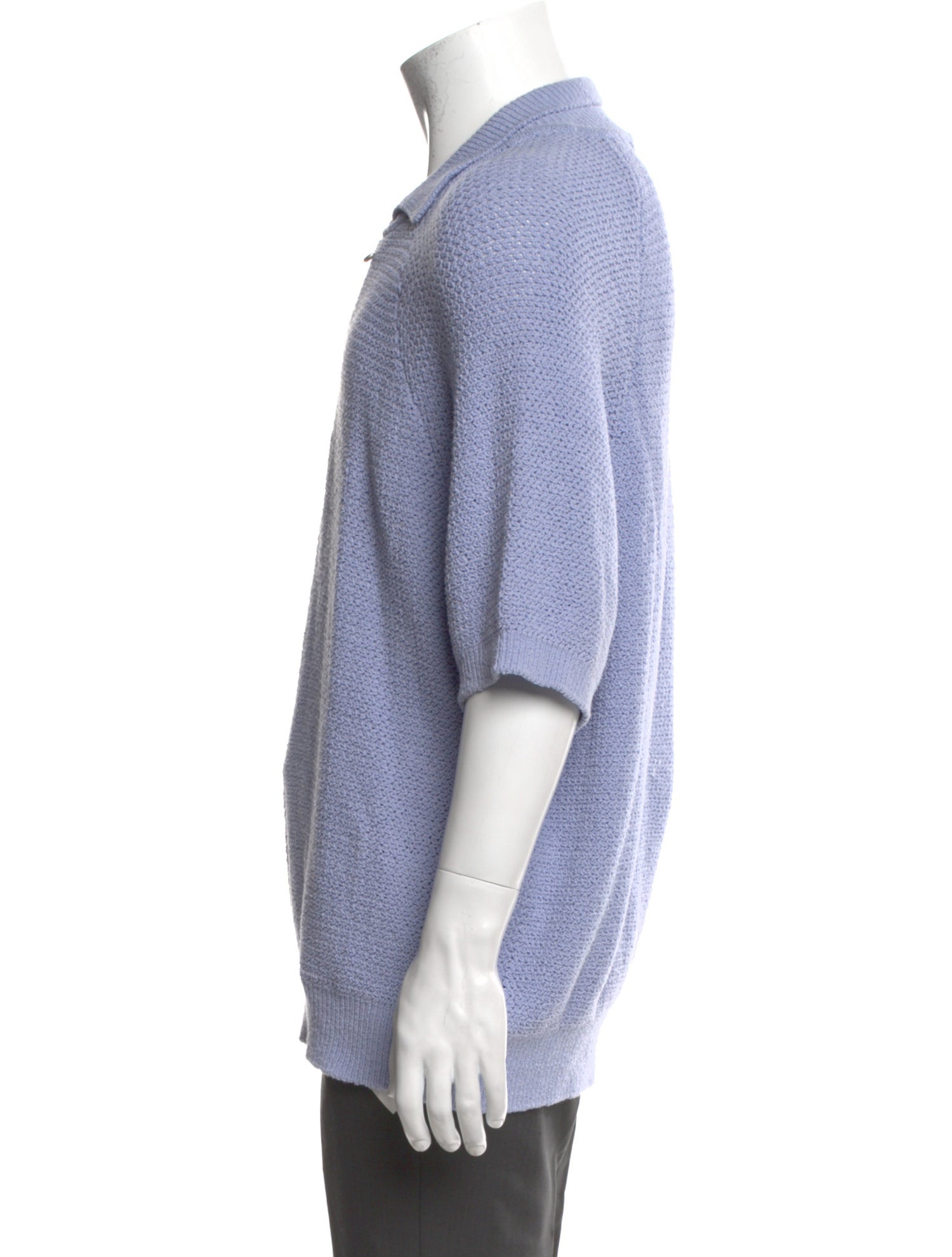 Dunst Mock Neck Long Sleeve Polo Sweater