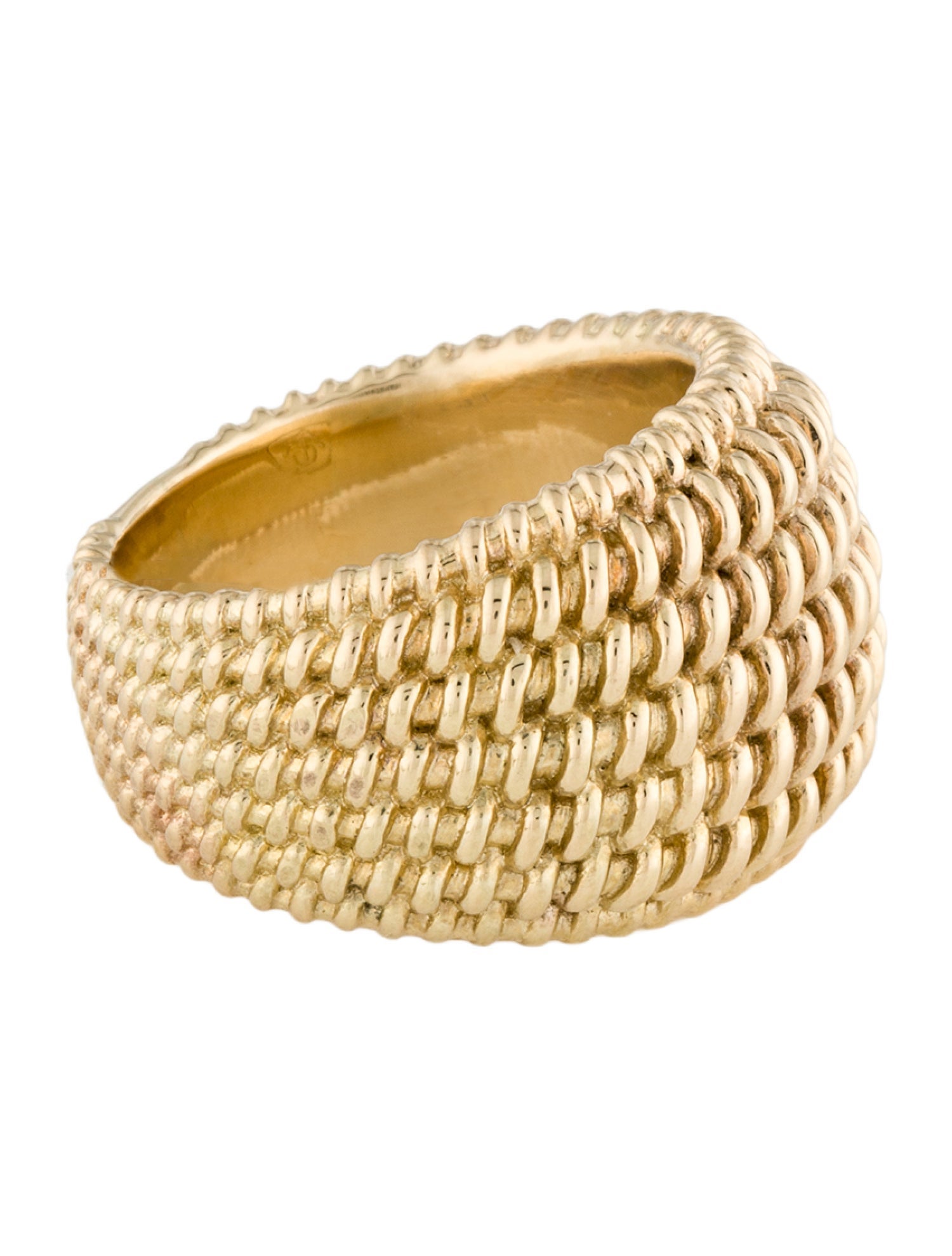 Cast 14K Domed Cocktail Ring
