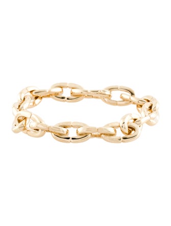 Cast 14K Name The Brazen Chain Bracelet