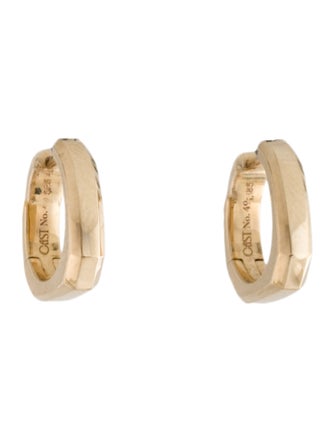 Cast 14K The Bare Braeve Huggie Earrings