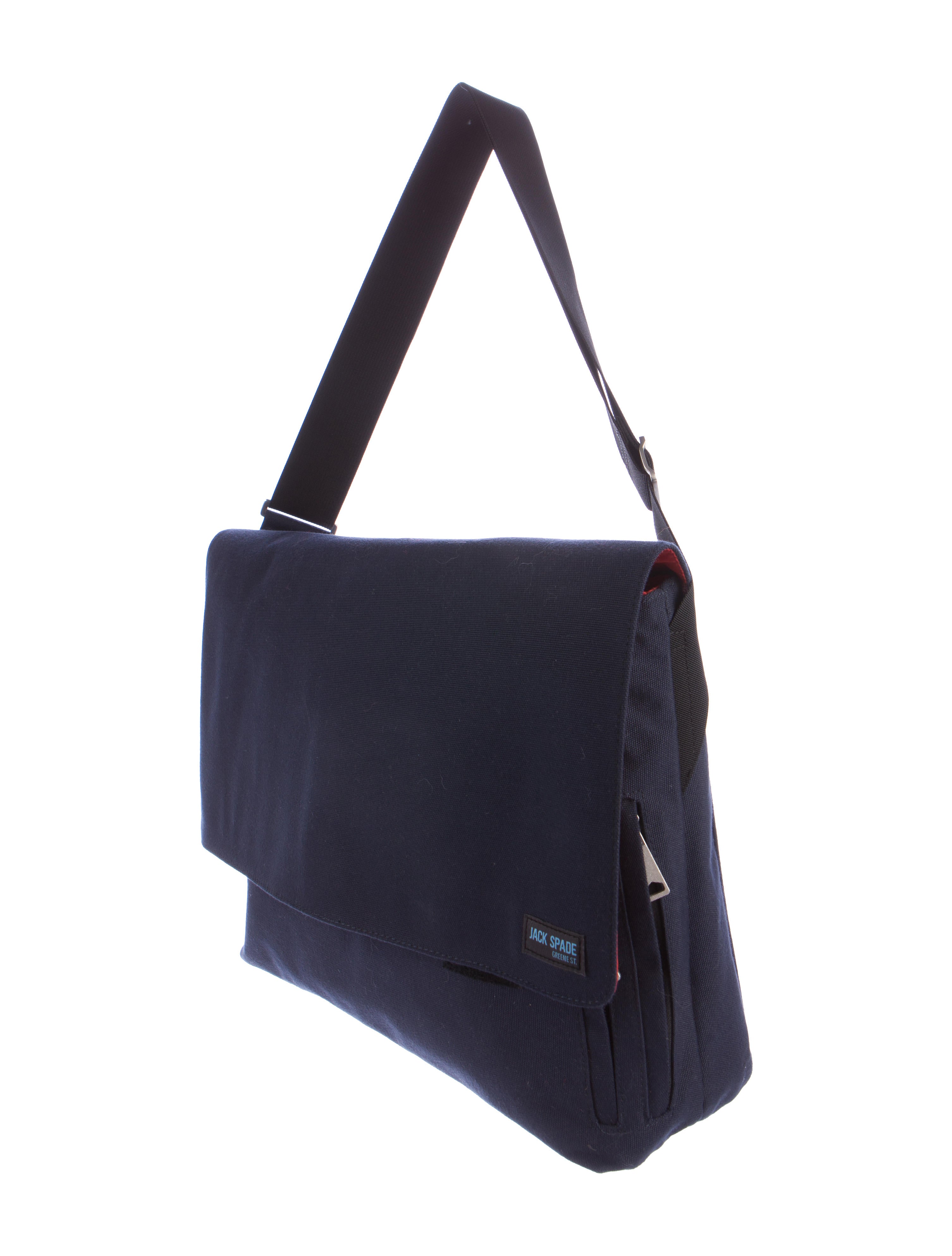 Jack Spade Canvas Messenger Bag Bags JSP21076 The RealReal