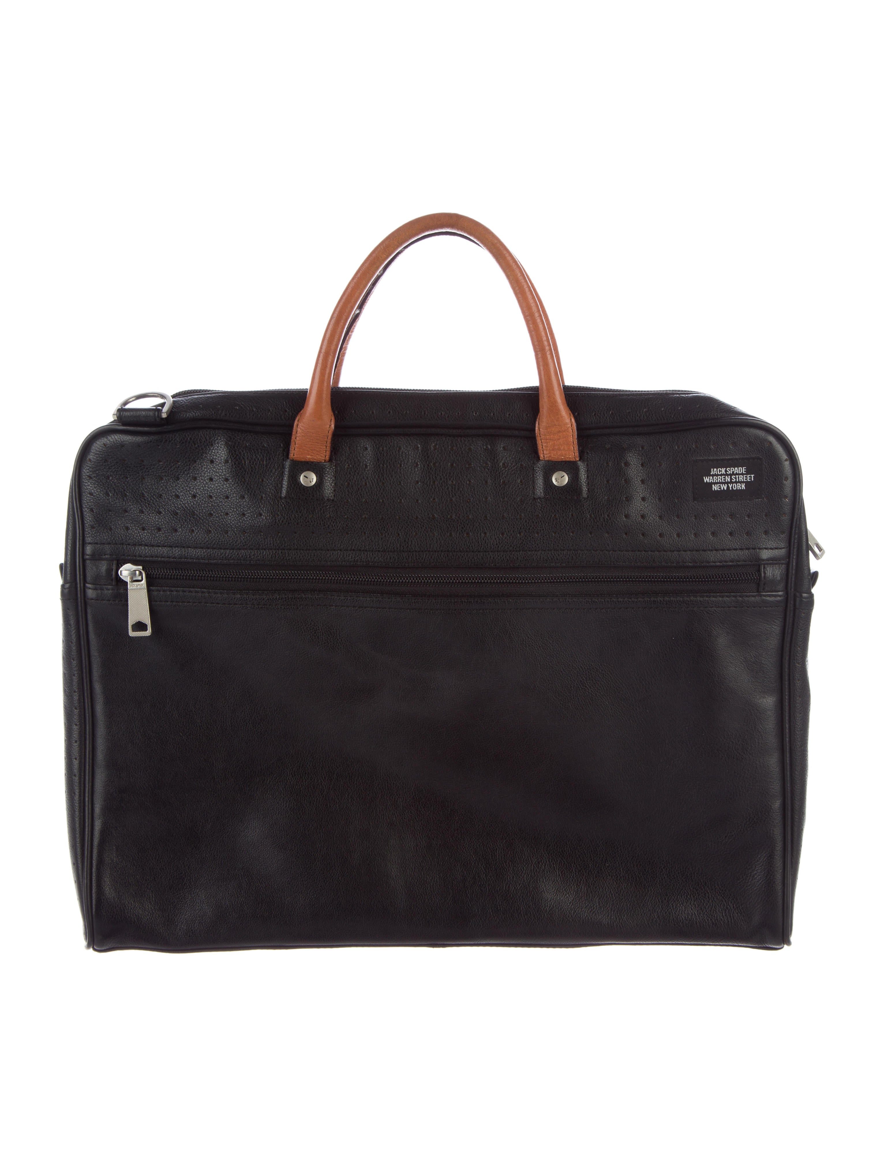 Jack Spade Leather Messenger Bag