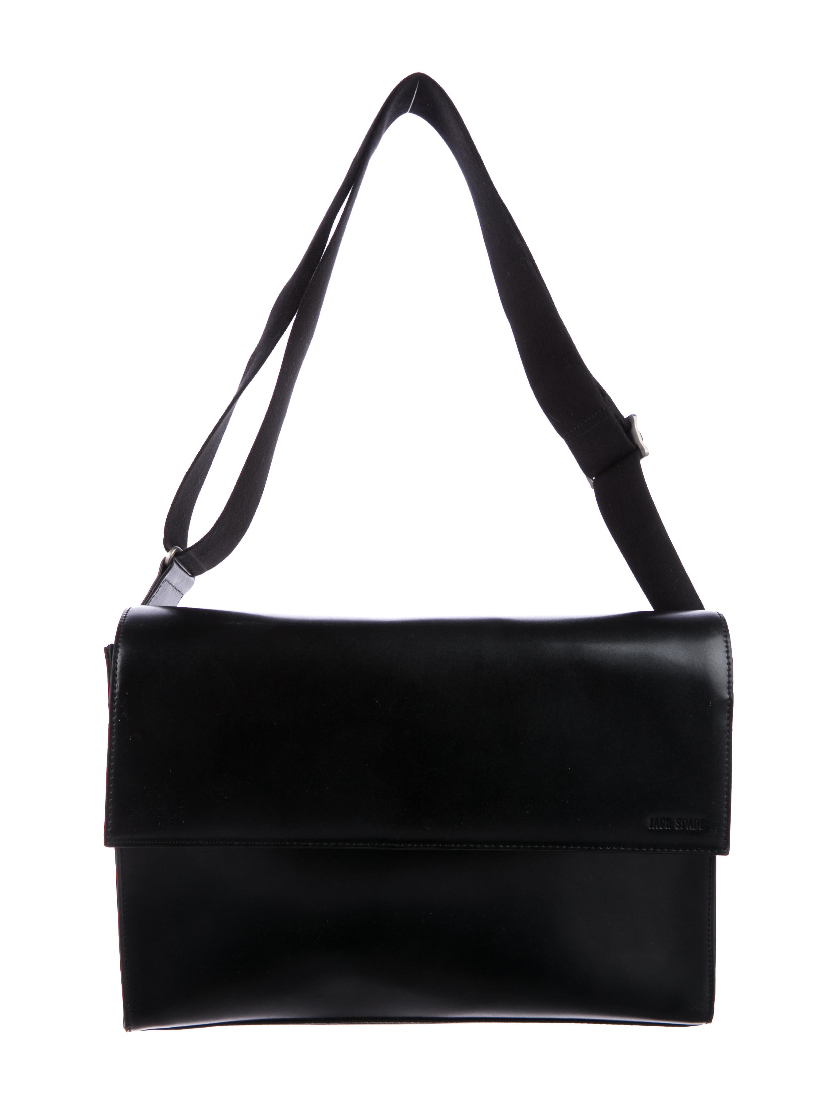 Jack Spade Leather Messenger Bag Bags JSP21277 The RealReal