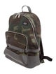 Jack Spade Camouflage Leather-Trimmed Backpack