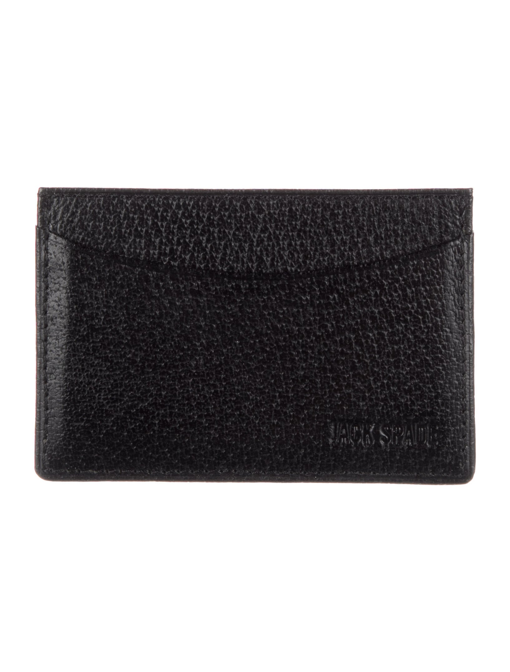 Jack Spade Leather Card Holder Black Wallets, Accessories JSP24574