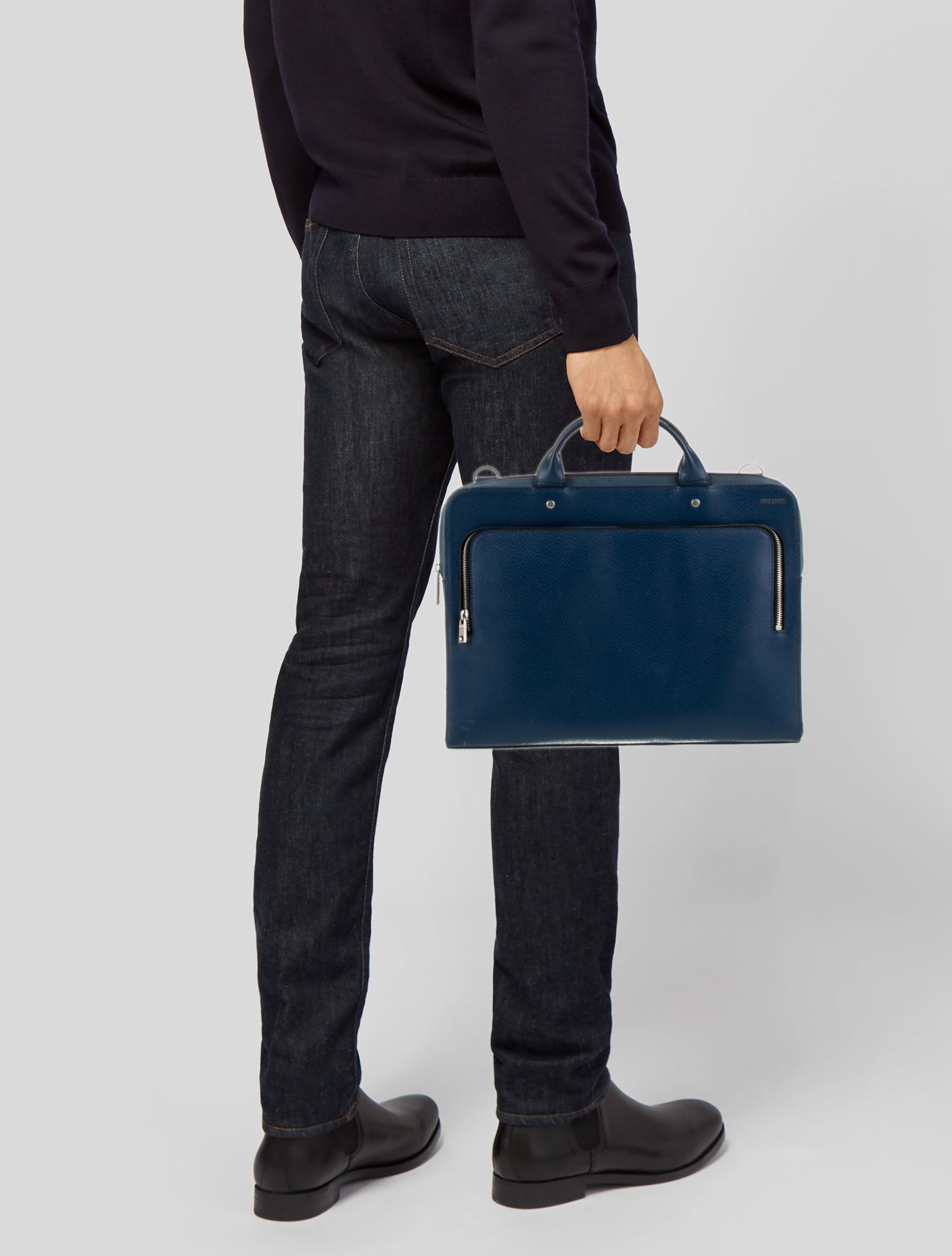 Jack Spade Leather Briefcase