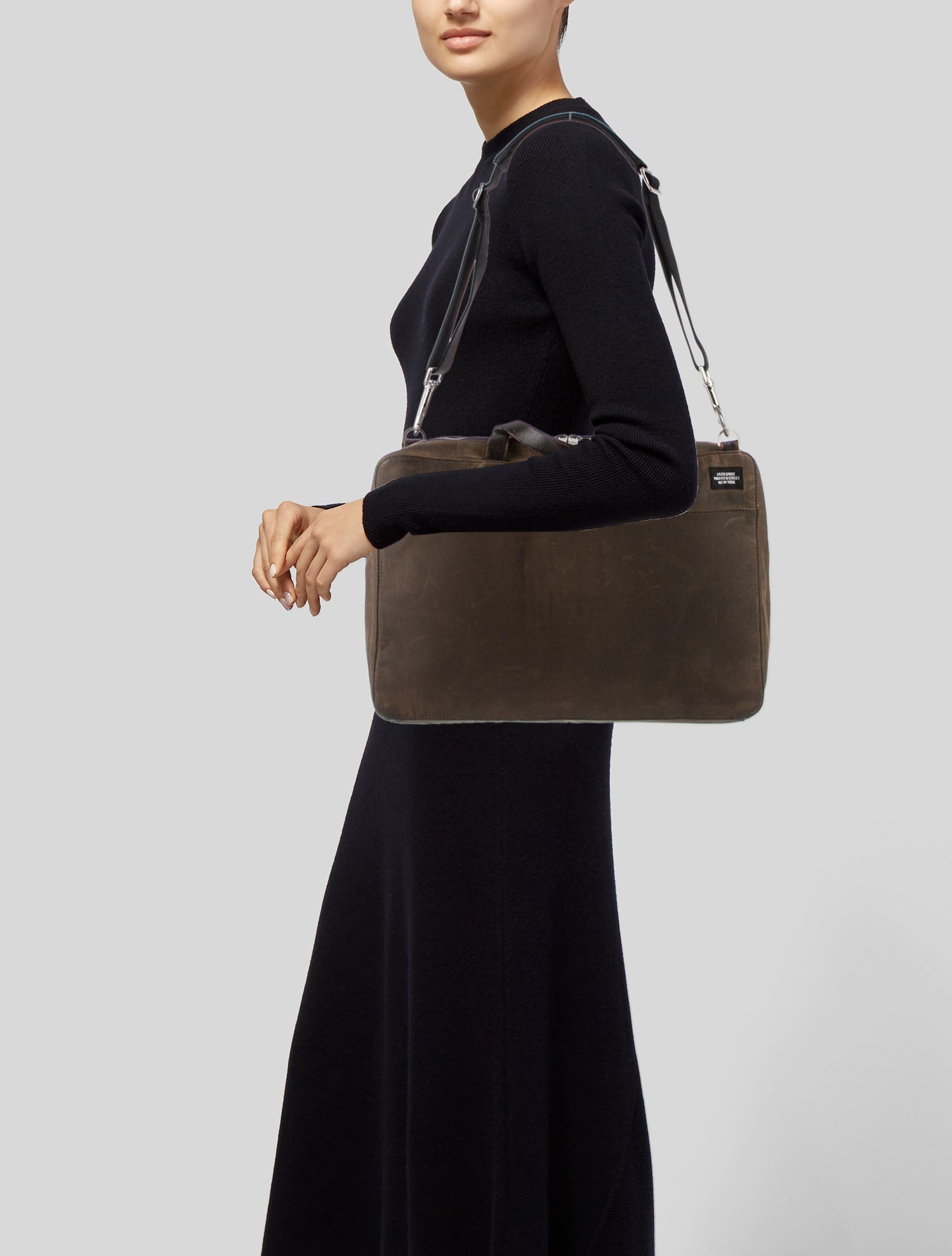 Jack Spade Canvas Top Handle Bag