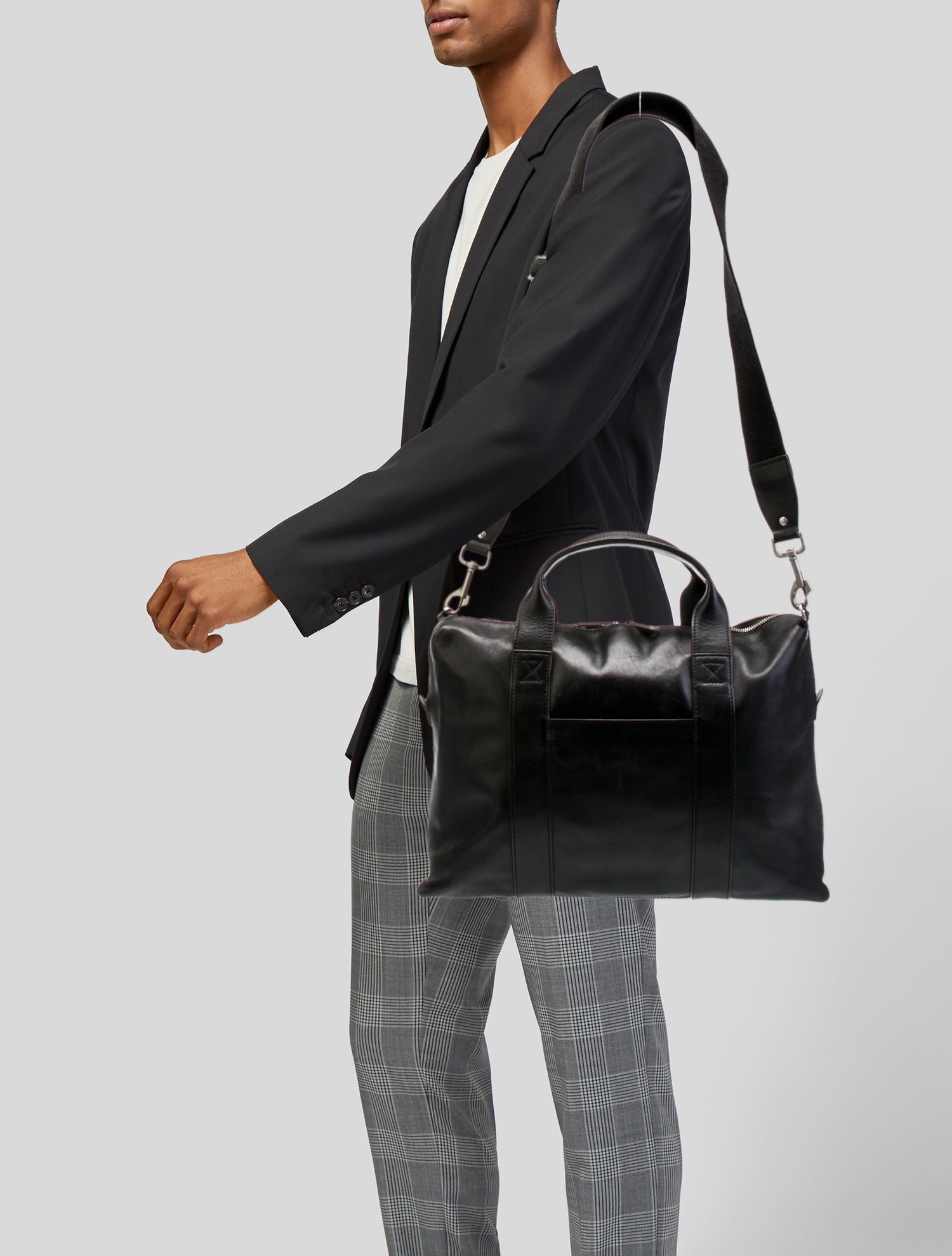 Jack Spade Leather Briefcase