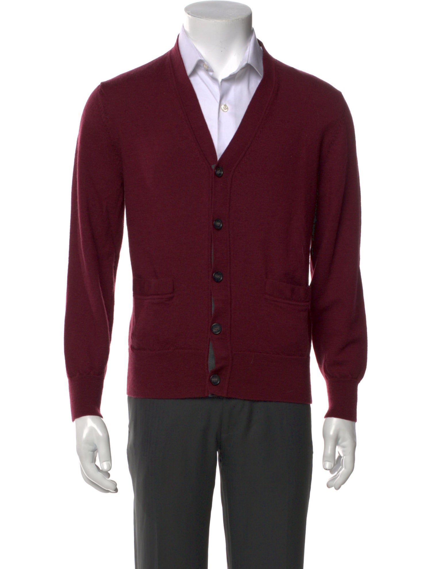 Jack Spade Wool V-Neck Cardigan