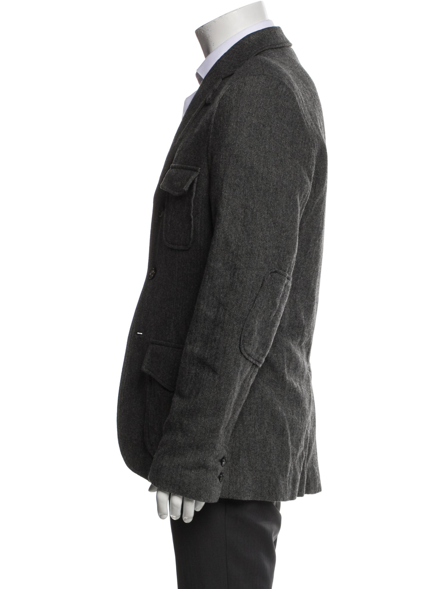 Jack Spade Wool Peacoat