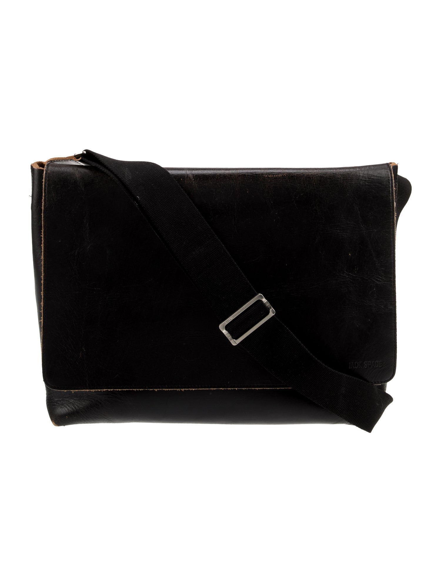 Jack Spade Leather Messenger Bag
