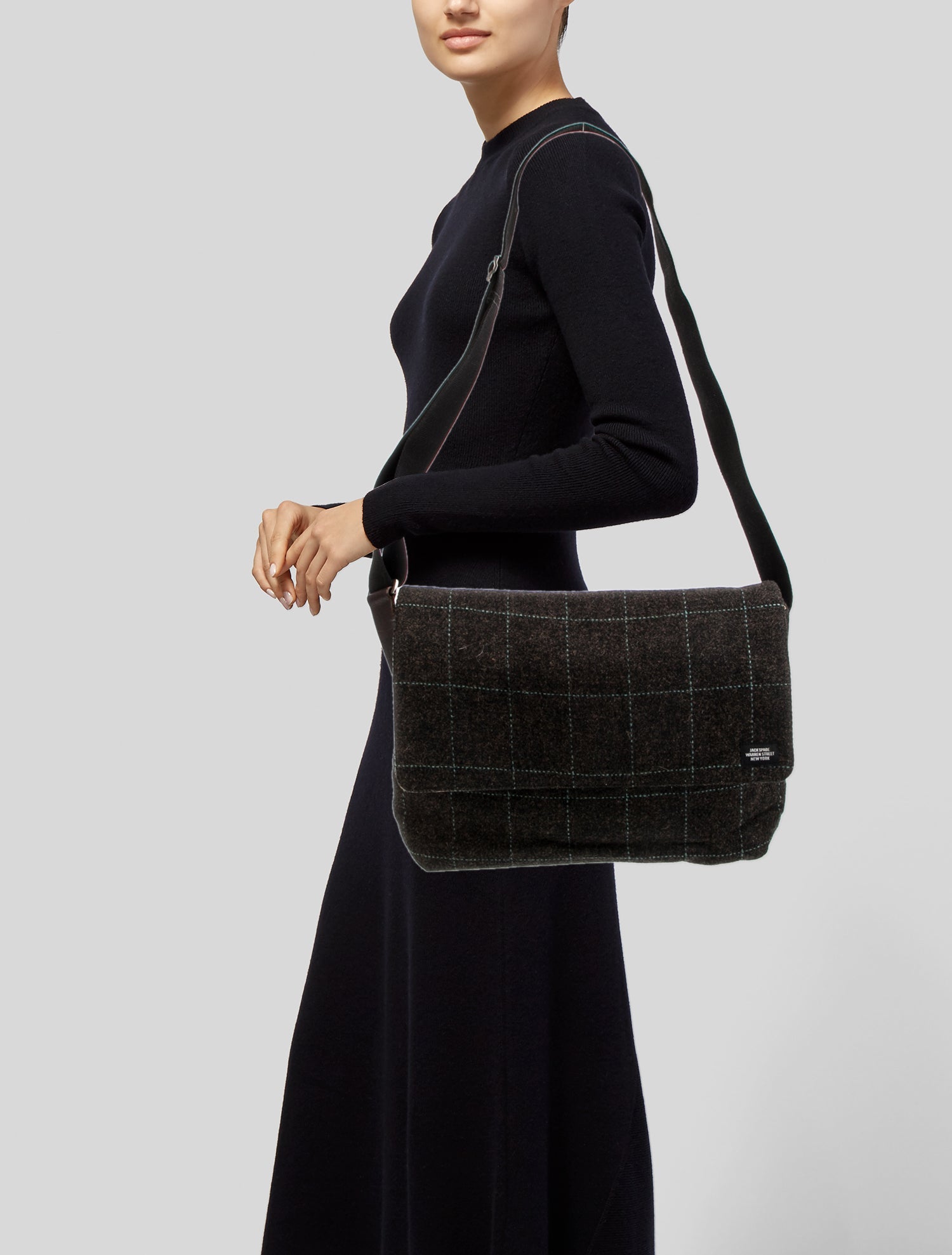 Jack Spade Wool Messenger Bag