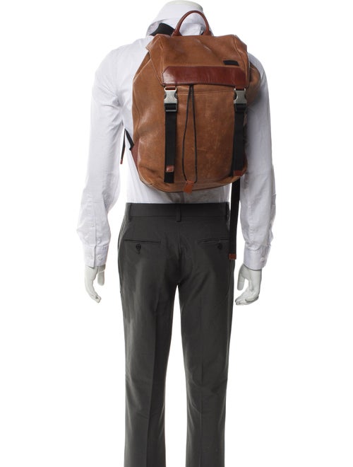Jack Spade Leather Backpack