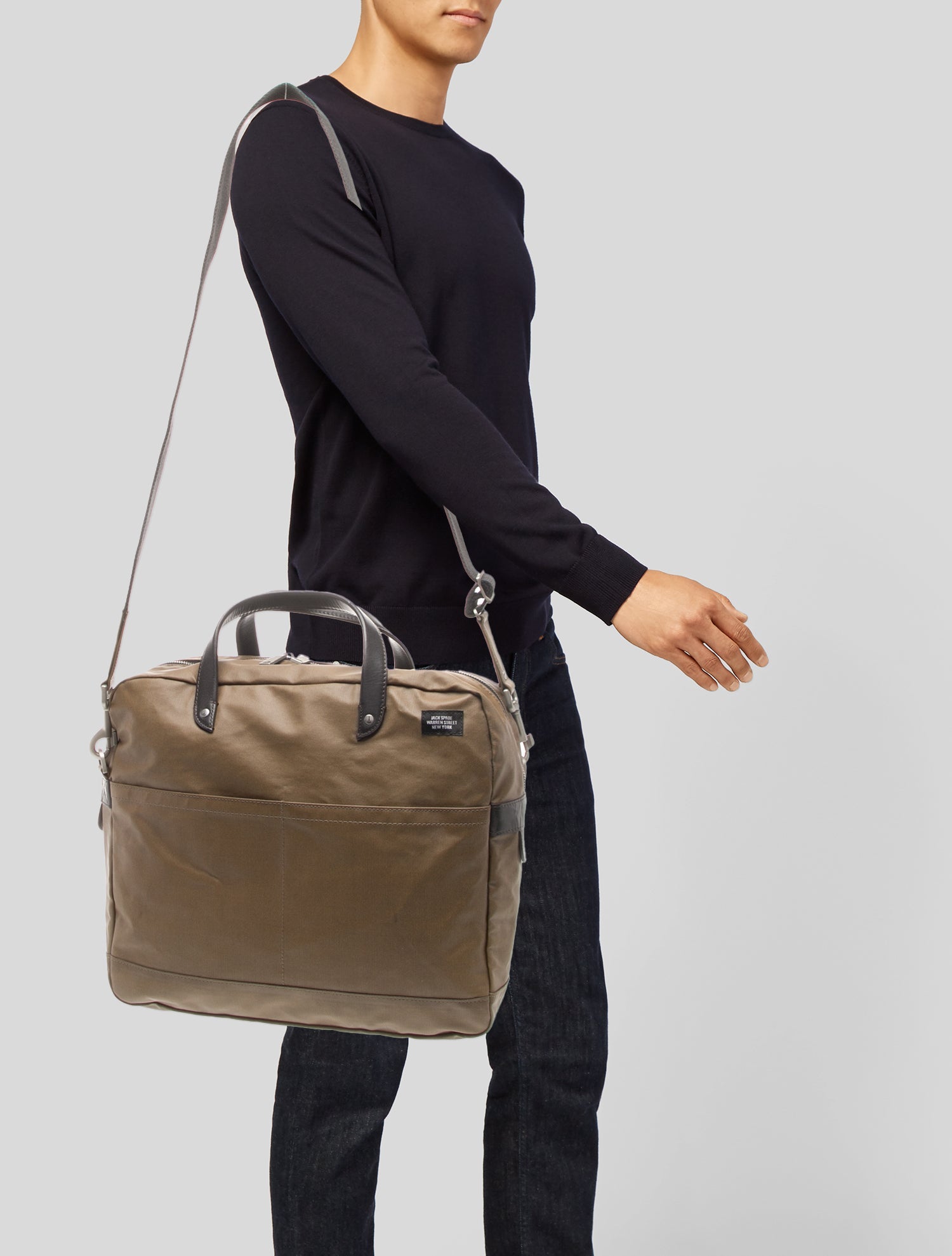 Jack Spade Canvas Top Handle Bag
