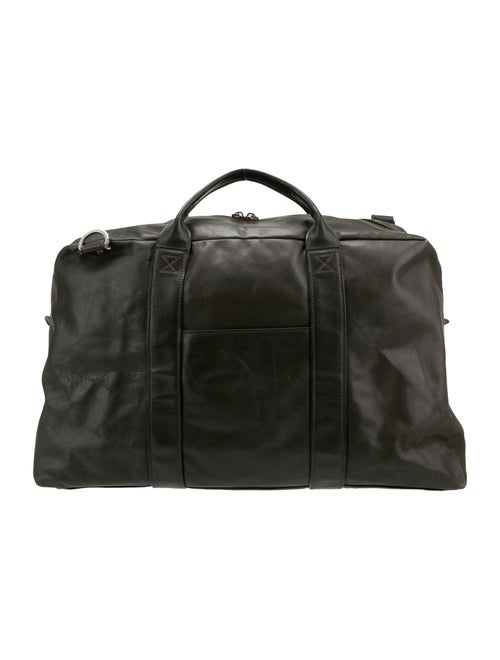 Jack Spade Leather Weekender Bag