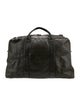 Jack Spade Leather Weekender Bag