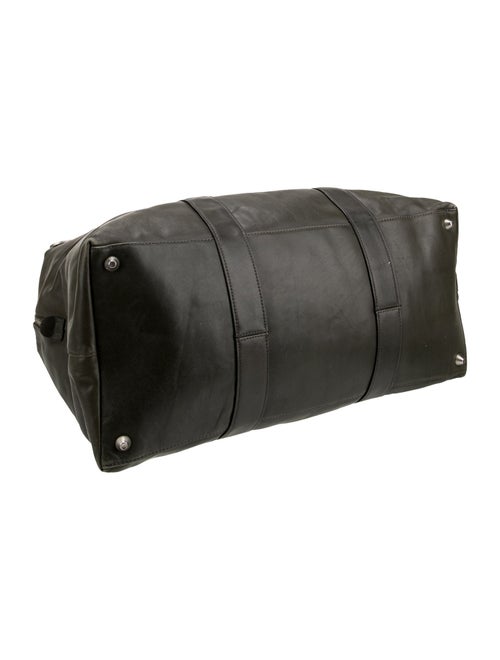 Jack Spade Leather Weekender Bag