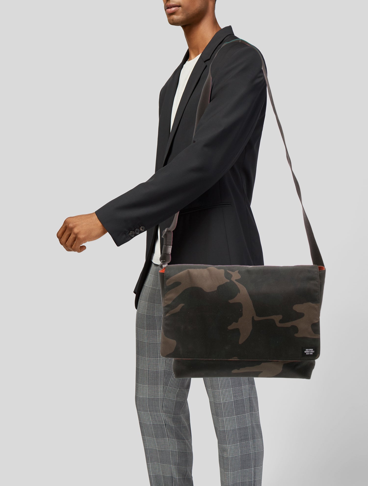 Jack Spade Canvas Messenger Bag