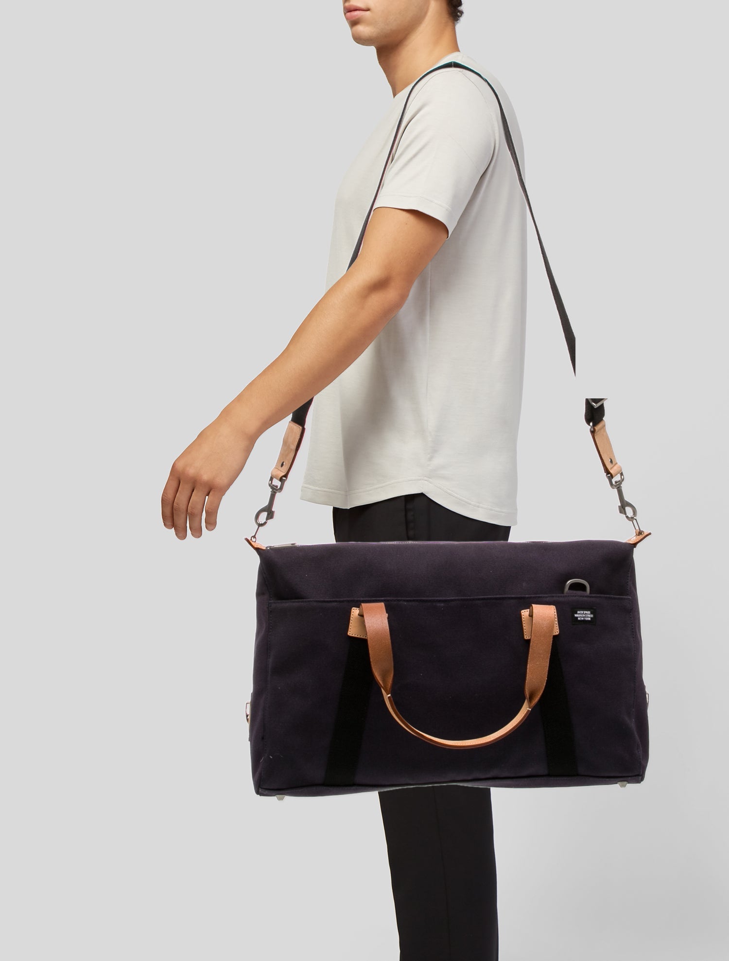 Jack Spade Canvas Weekender Bag
