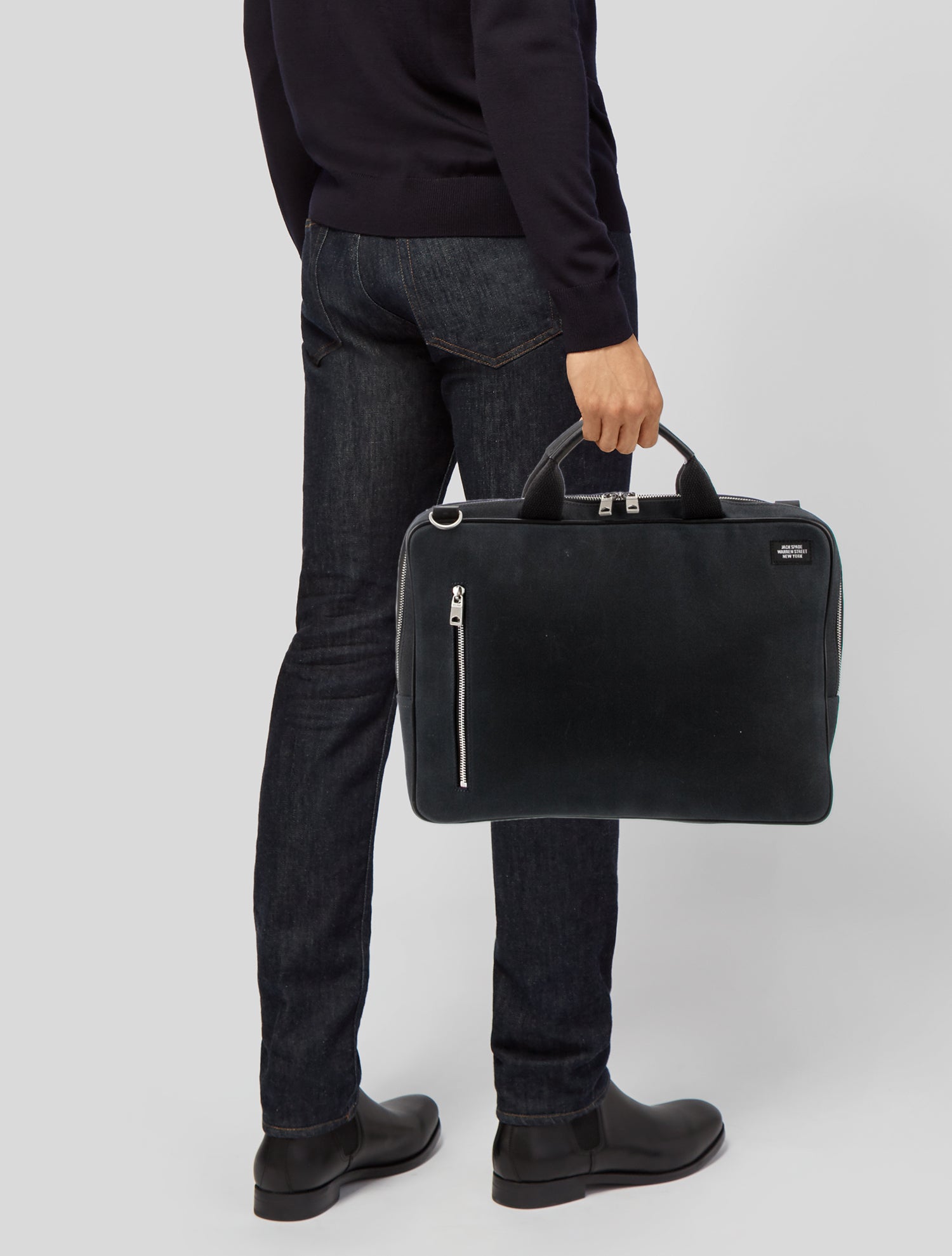 Jack Spade Canvas Messenger Bag