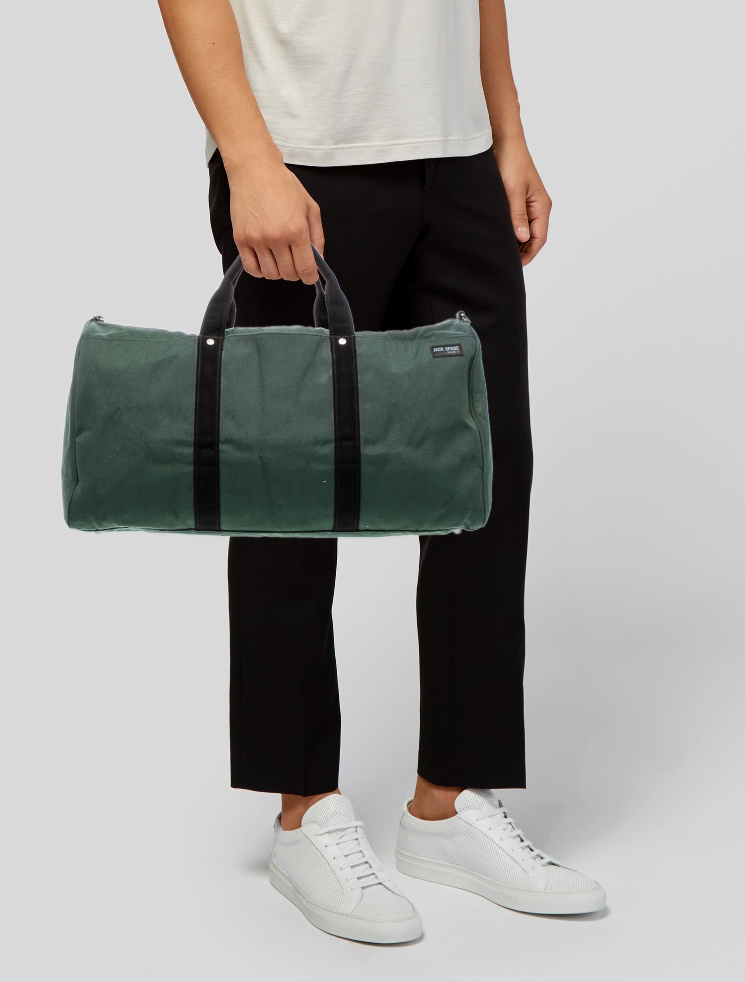 Jack Spade Canvas Weekender Bag